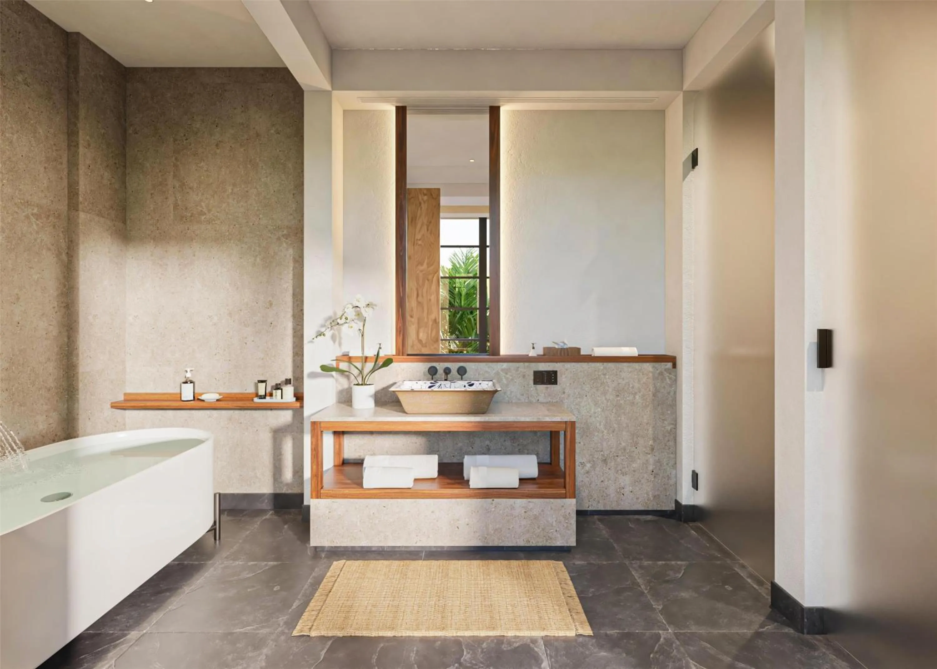 Bathroom in Banyan Tree Mayakoba