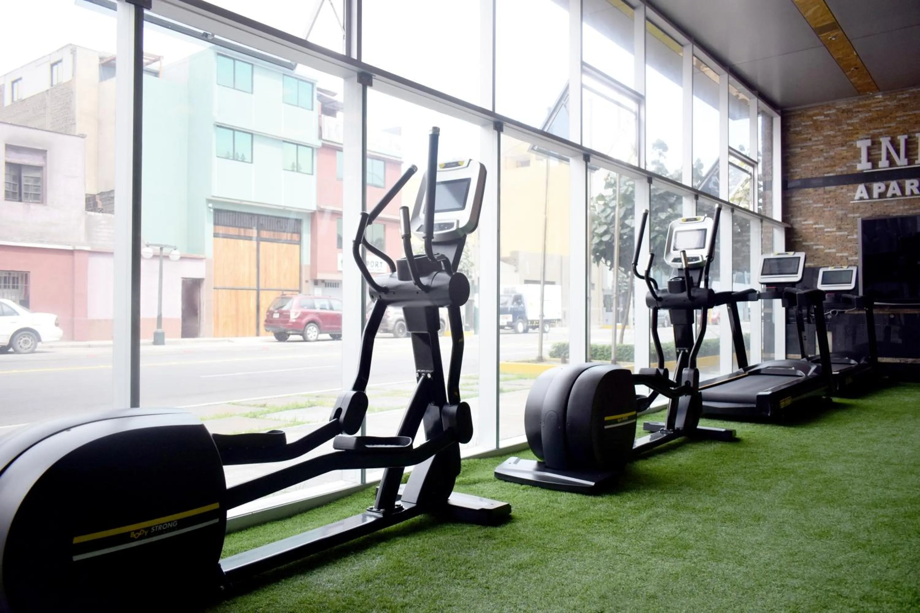 Fitness centre/facilities in Inkari Apart Hotel