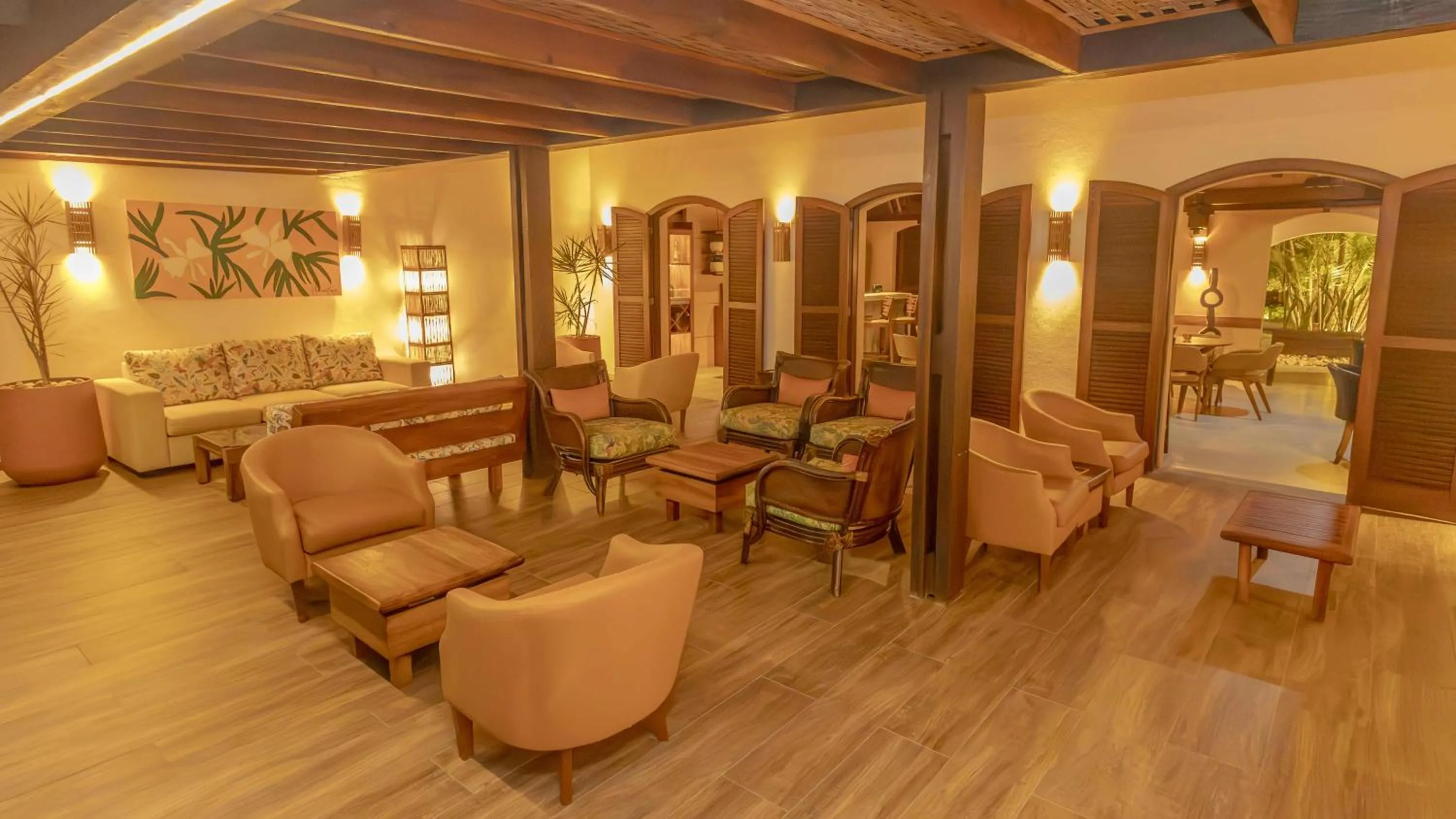 Seating area in Jardim Atlântico Beach Resort