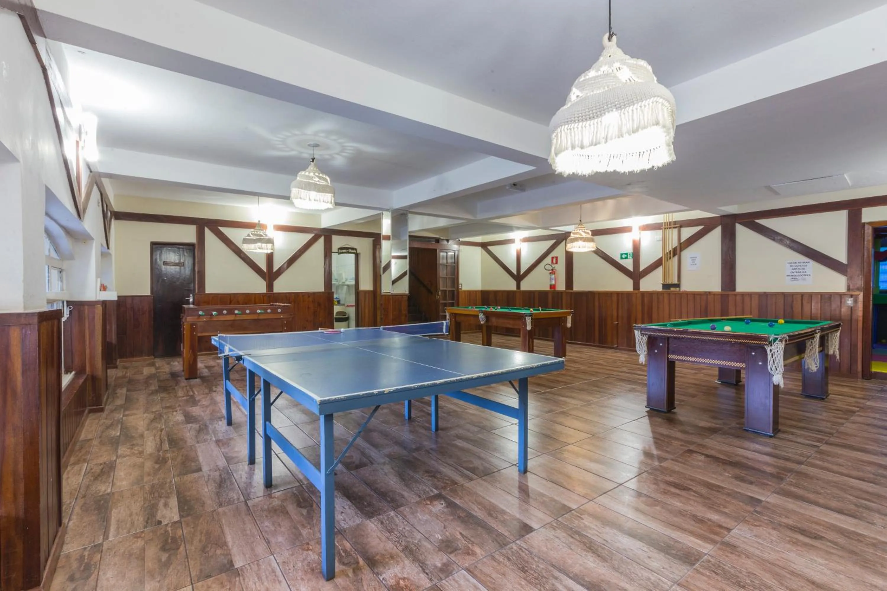 Game Room in Hotel Leão da Montanha
