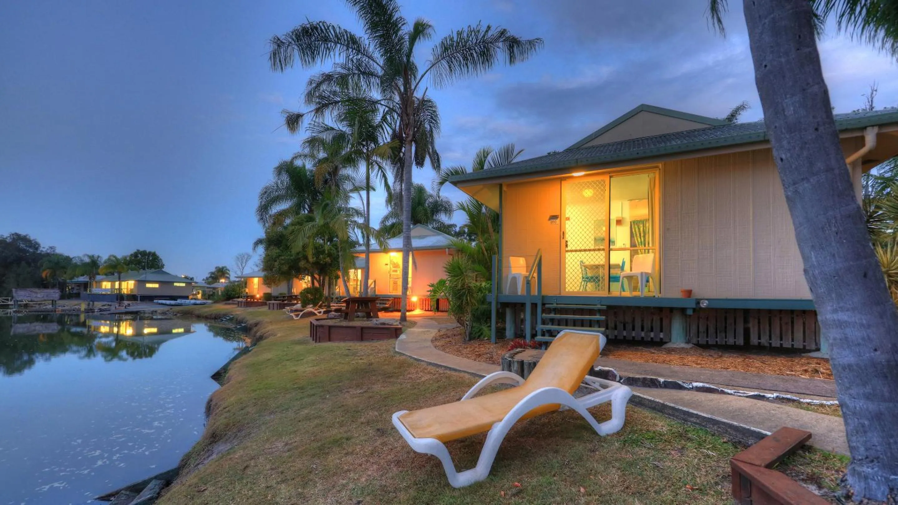River view in Maroochy River Bungalows