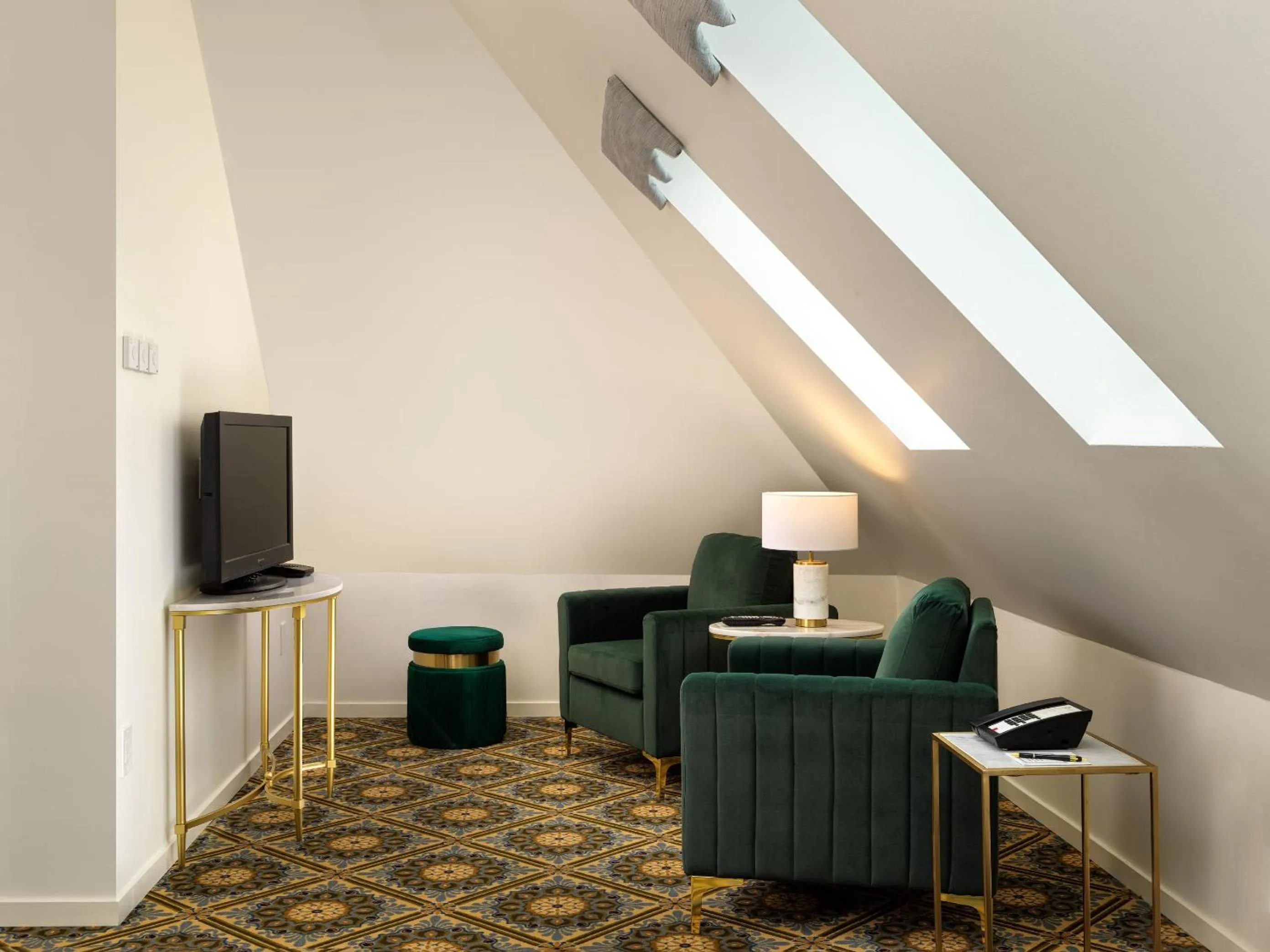 Seating area in Pendray Inn and Tea House