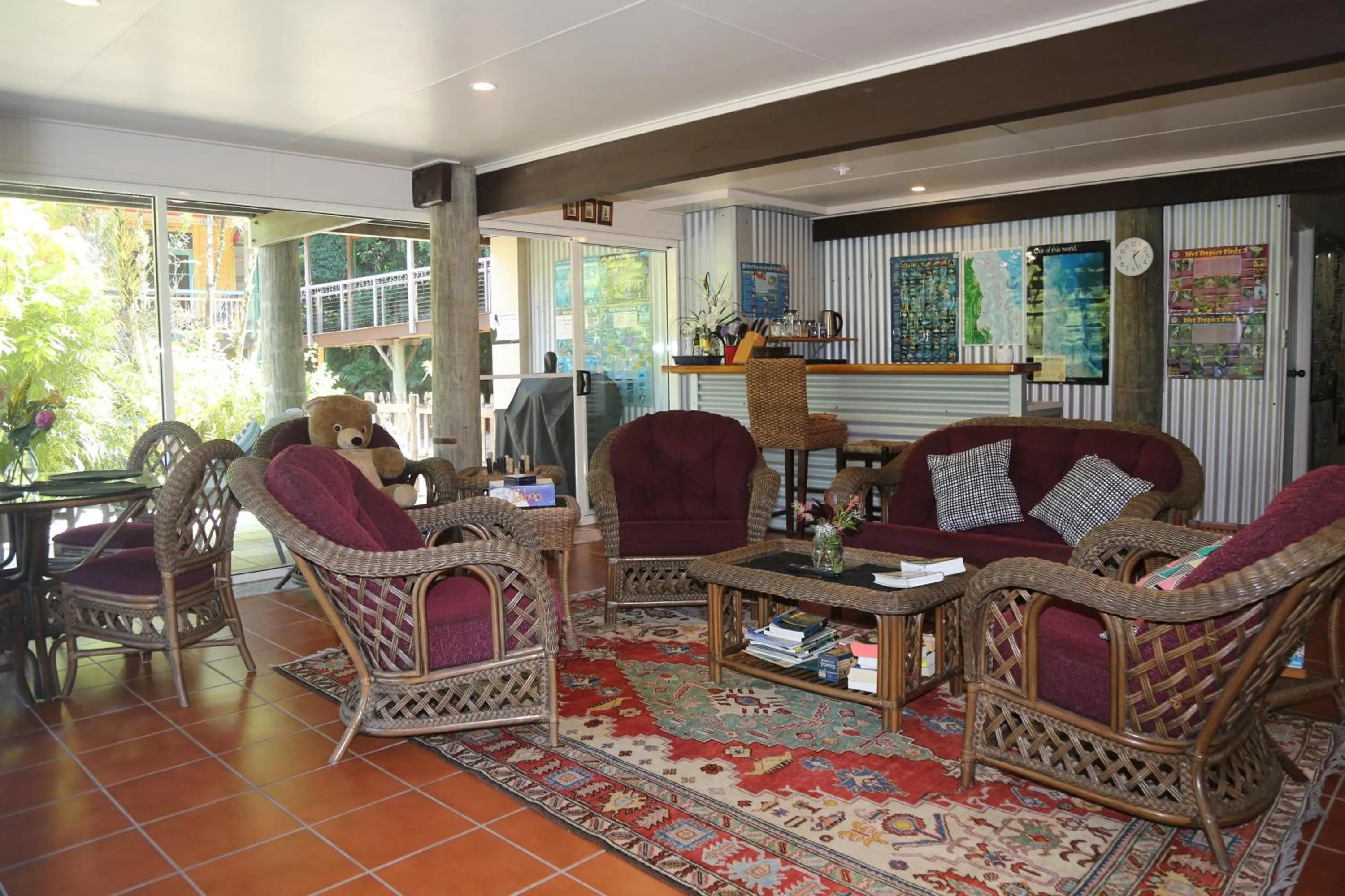 Living room in Licuala Lodge
