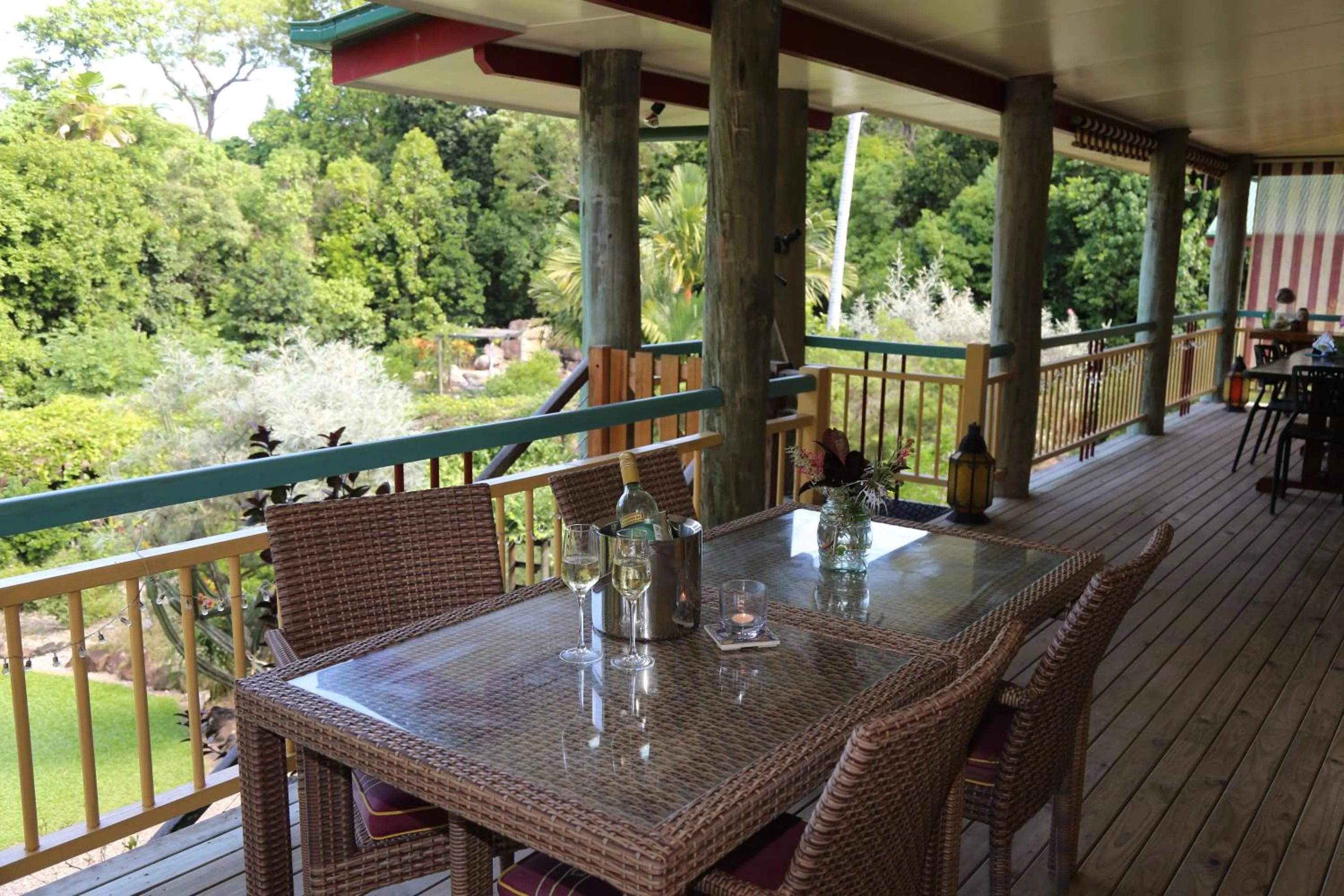 Patio in Licuala Lodge