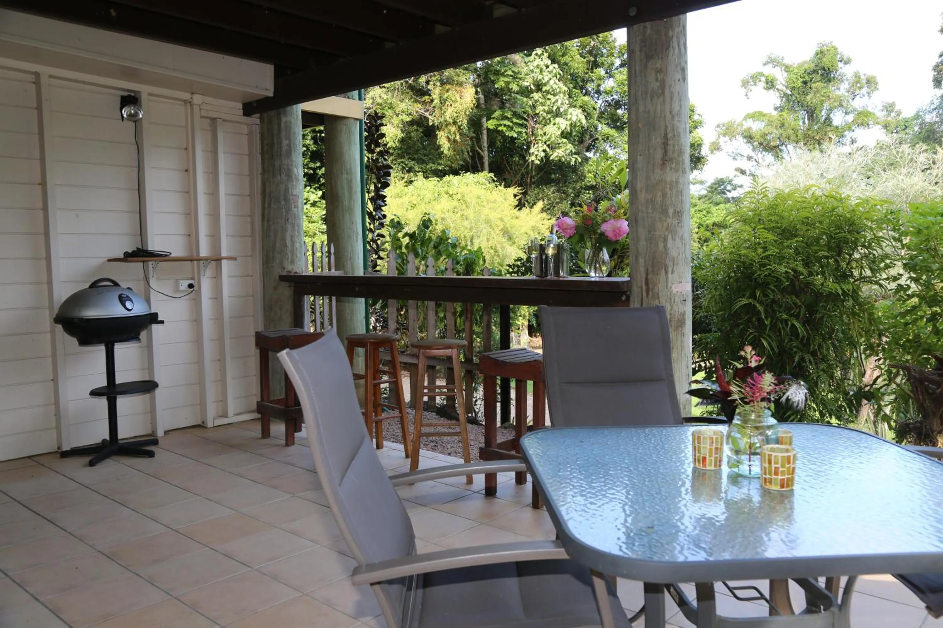 Patio in Licuala Lodge