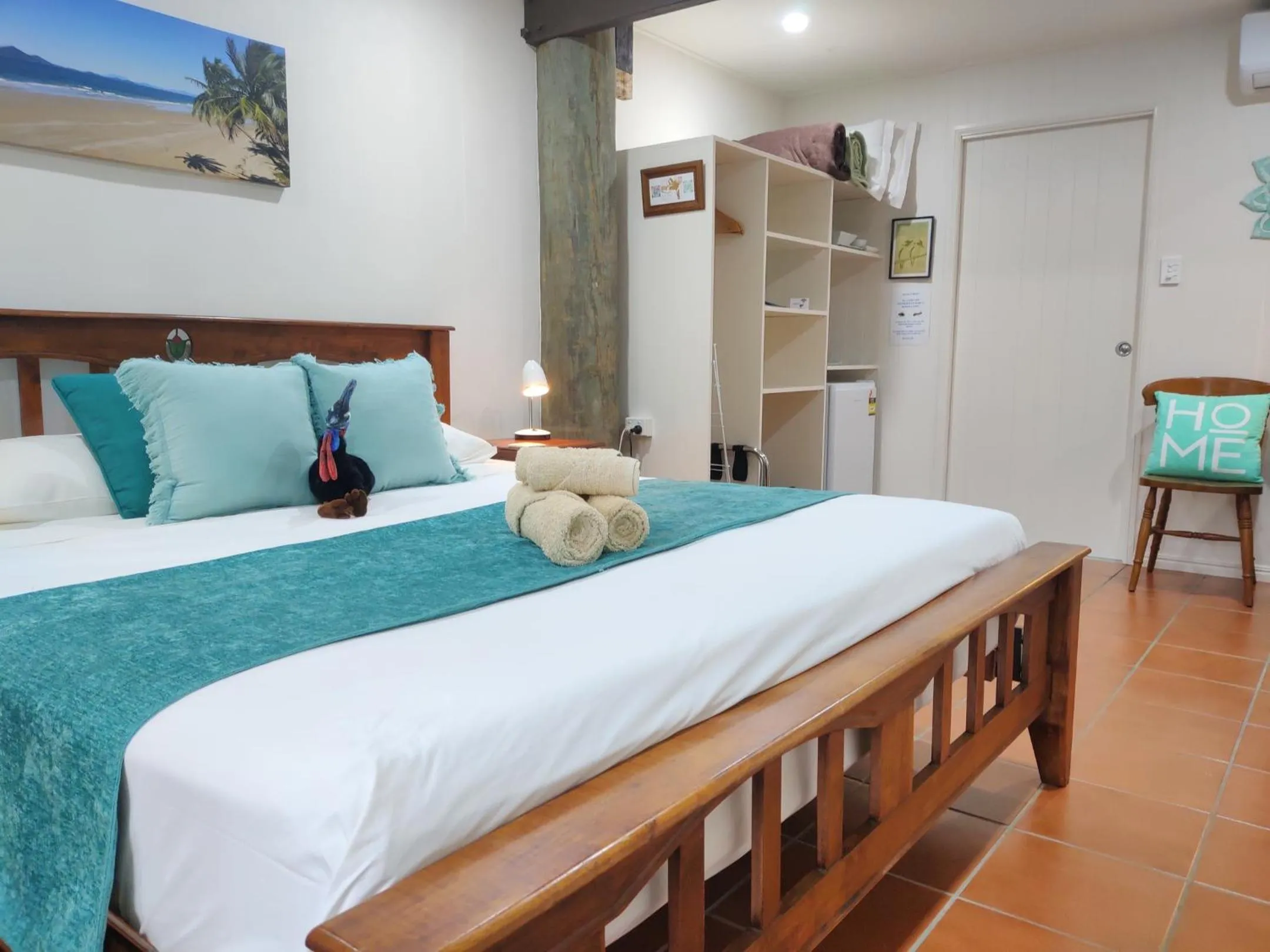 Bed in Licuala Lodge