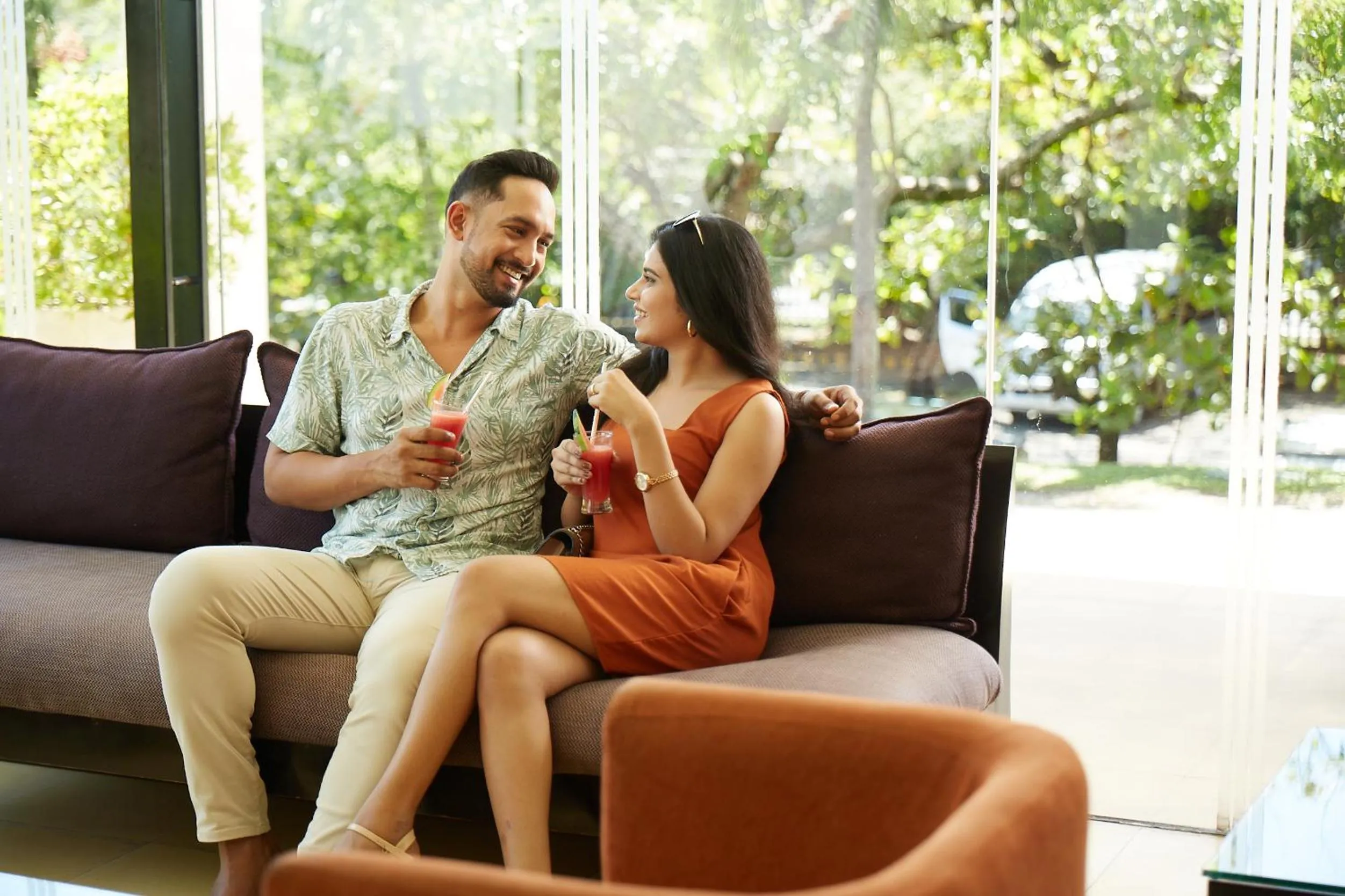 Seating area in Pegasus Reef - A Beach Resort in Colombo