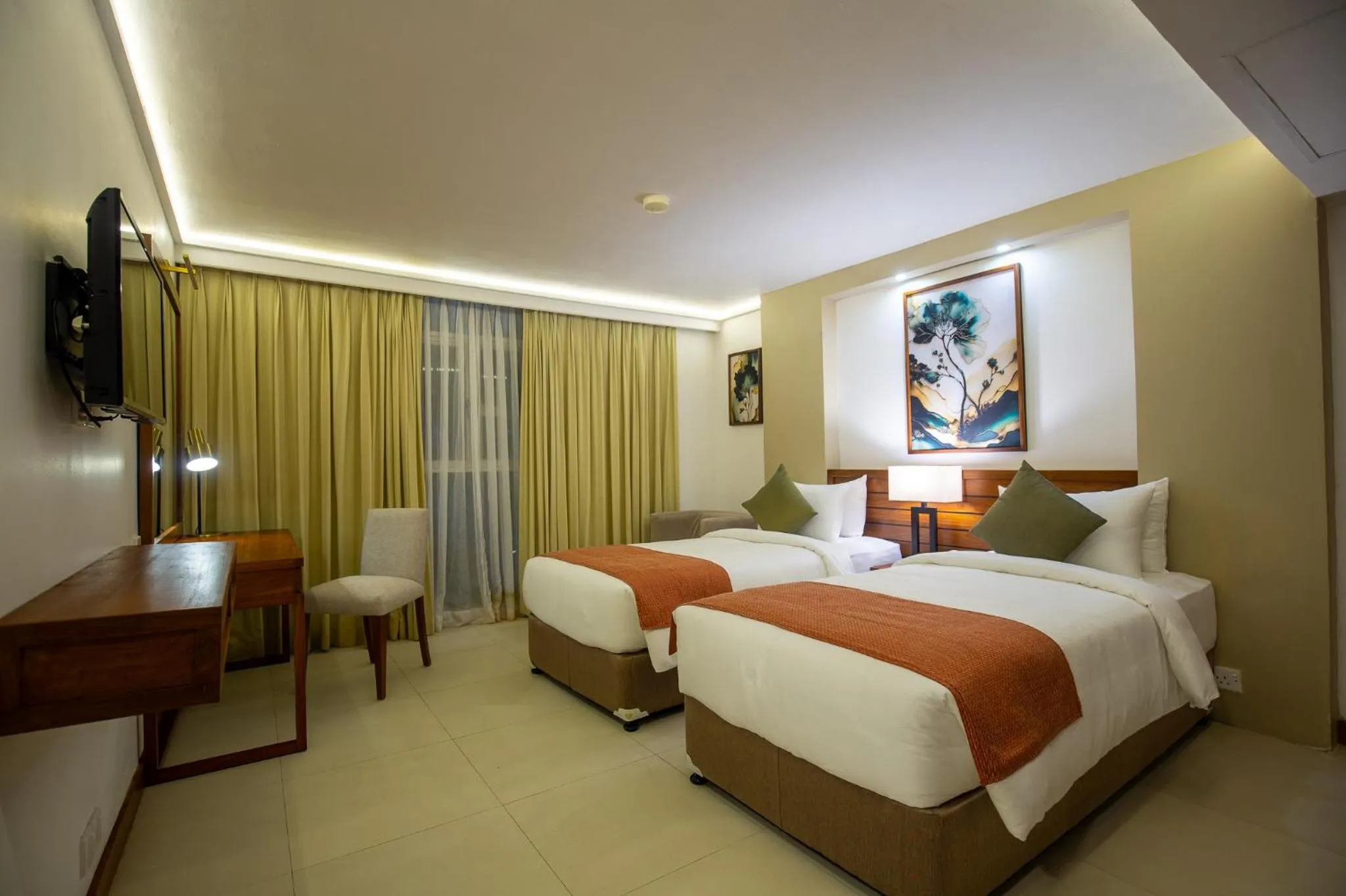 Bedroom, Bed in Pegasus Reef - A Beach Resort in Colombo