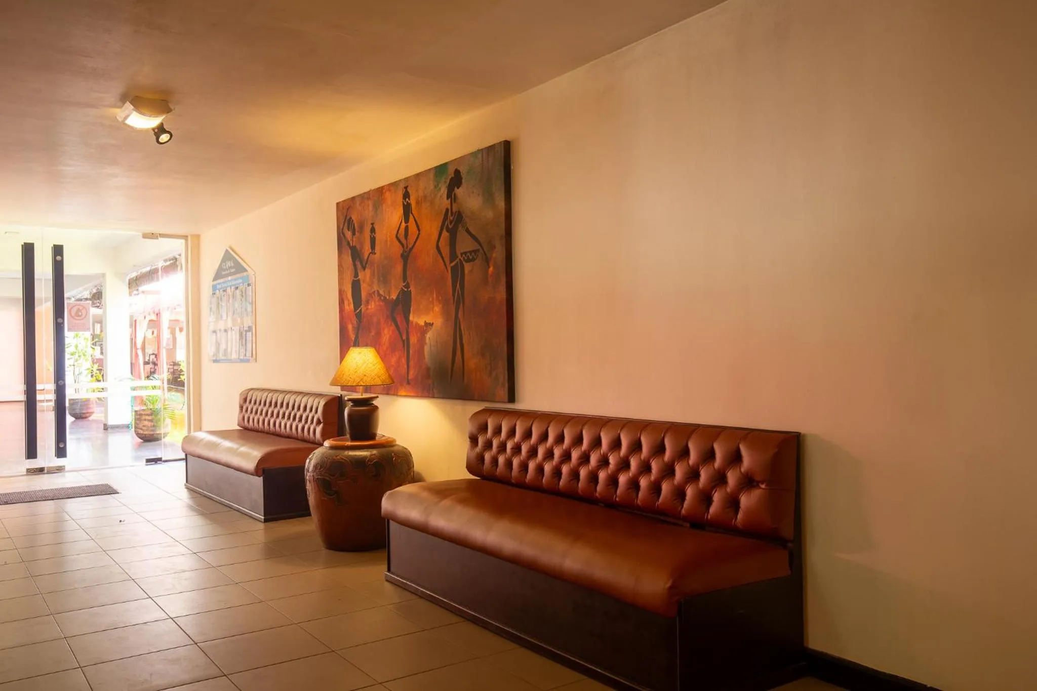 Seating area in Pegasus Reef - A Beach Resort in Colombo