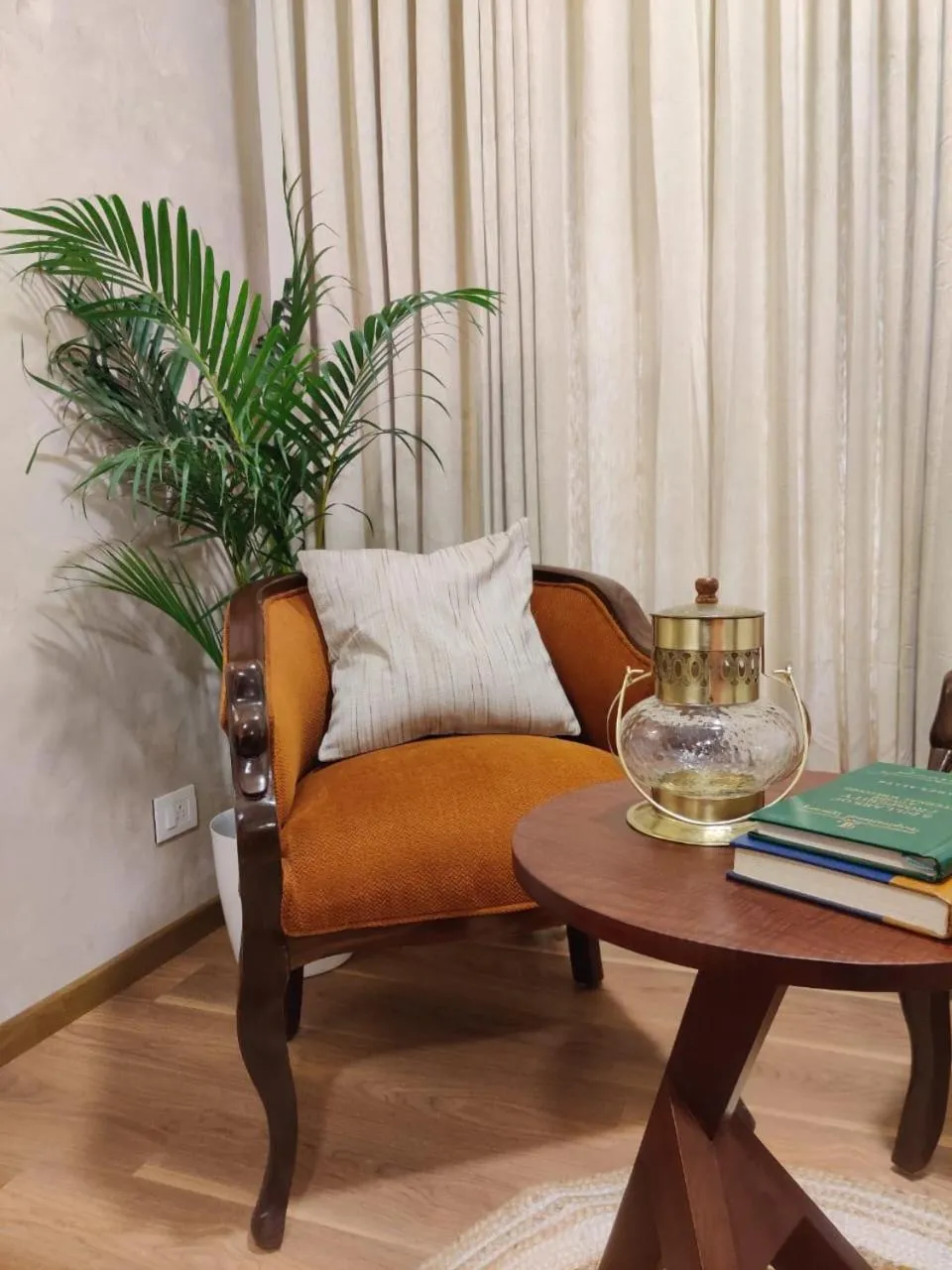 Seating area in Nalapad's Hotel Bangalore International