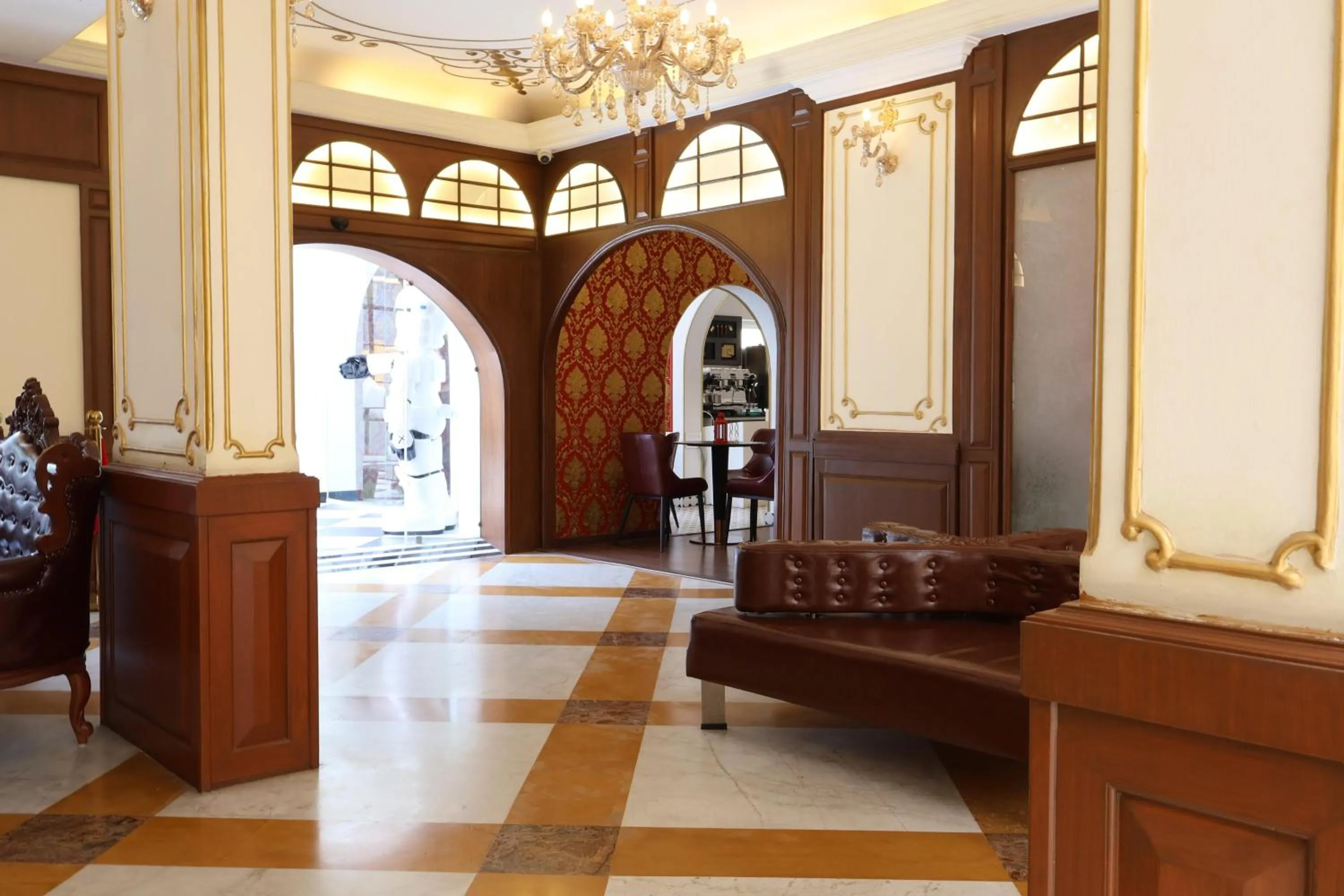Lobby or reception in Nalapad's Hotel Bangalore International