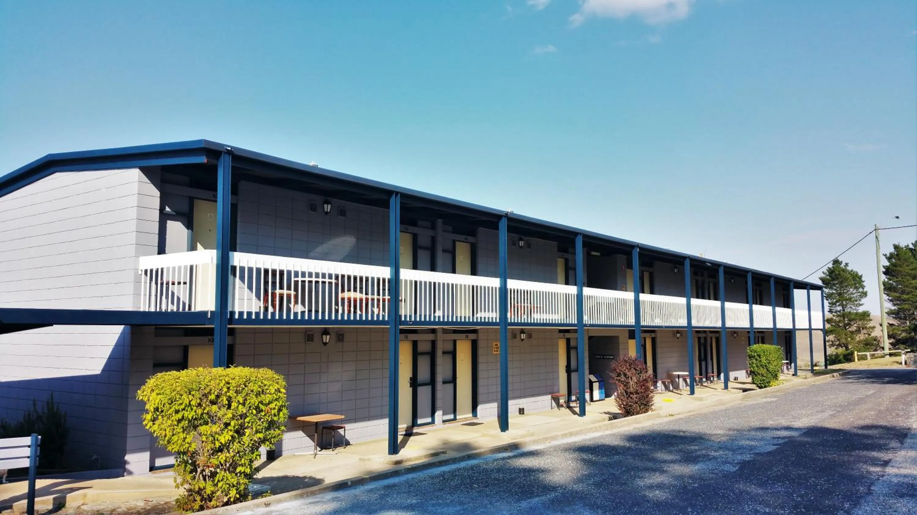 Property building in Snow Season Motor Inn