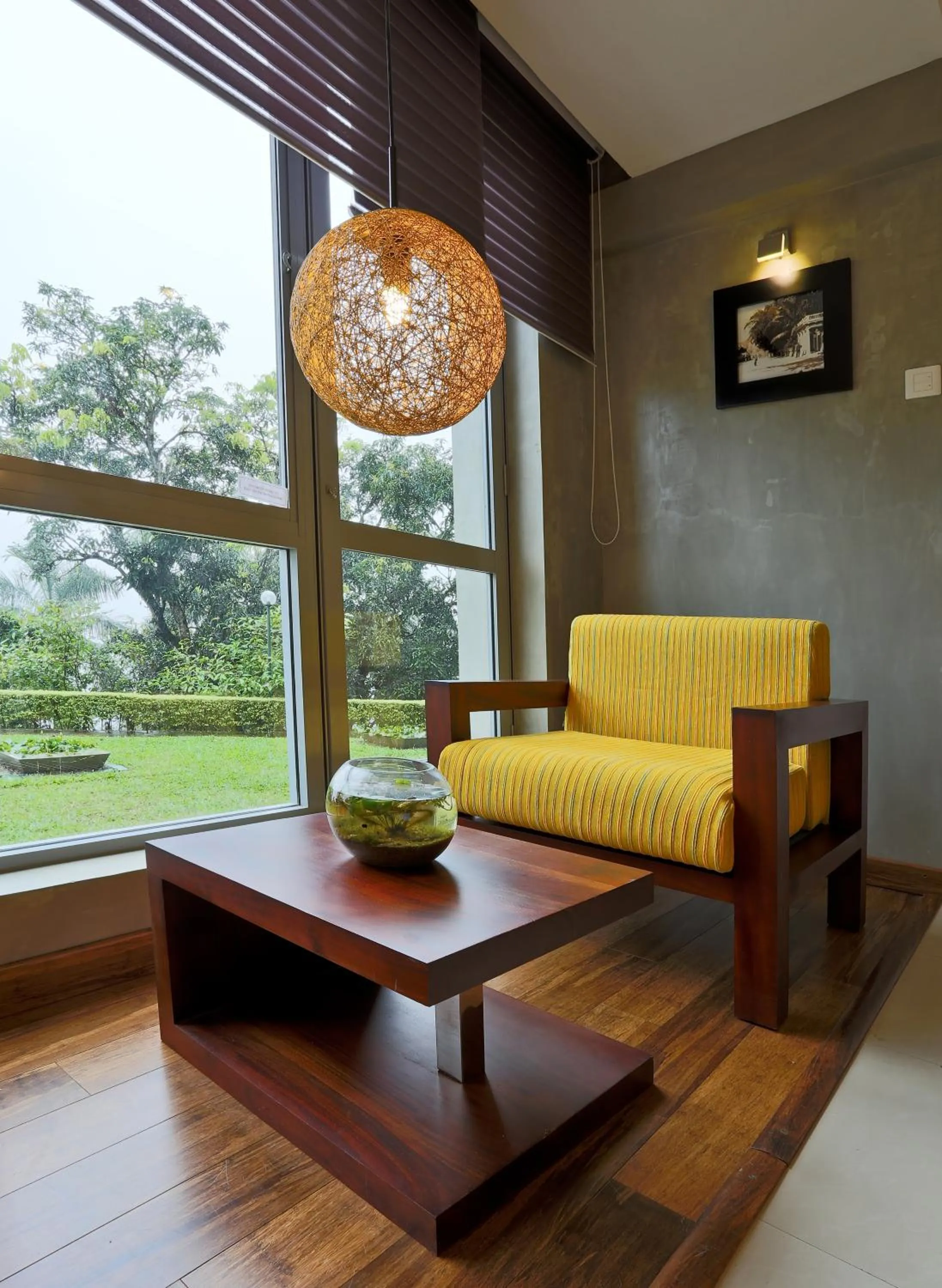 Garden view in Hotel Topaz