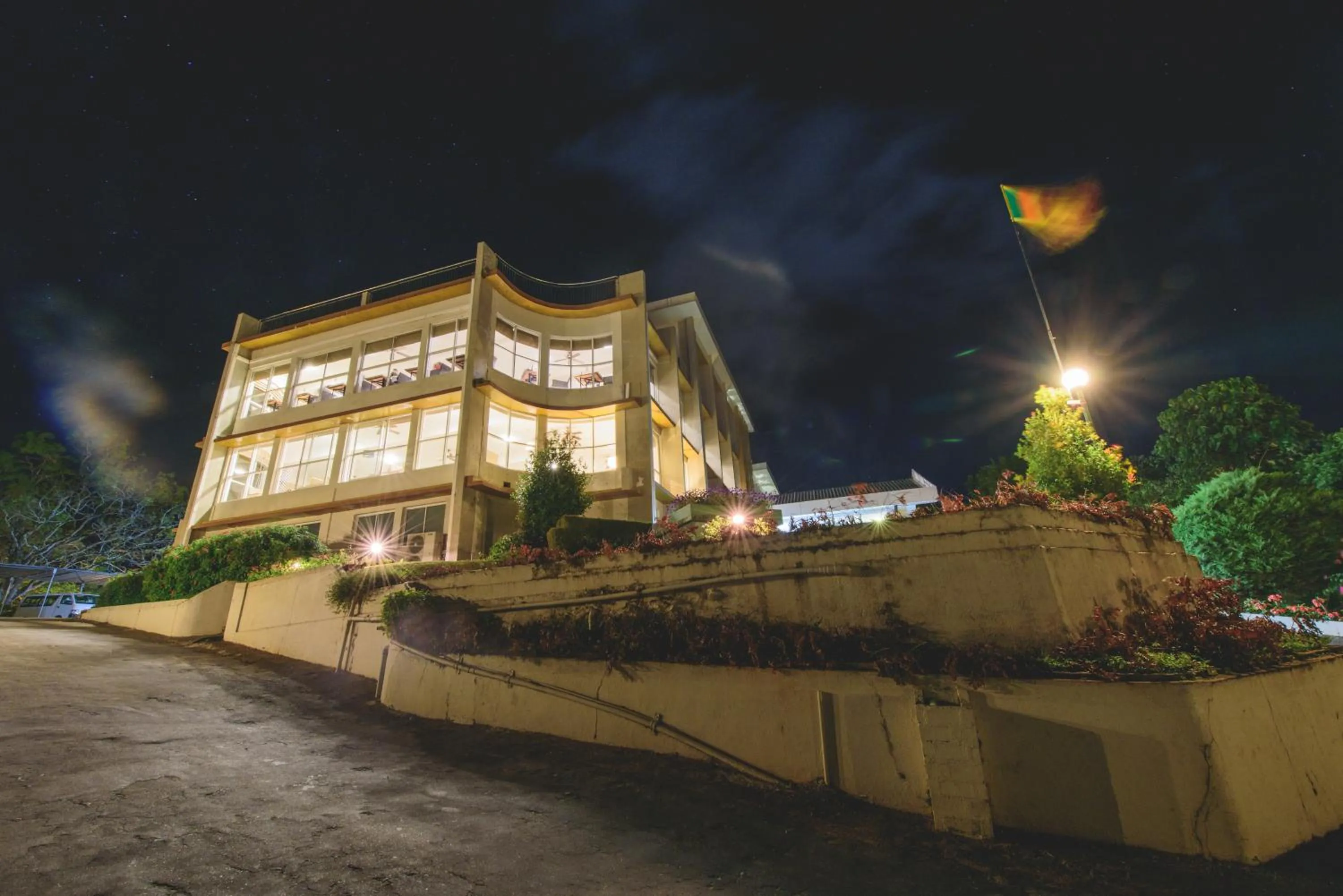 Property building in Hotel Topaz