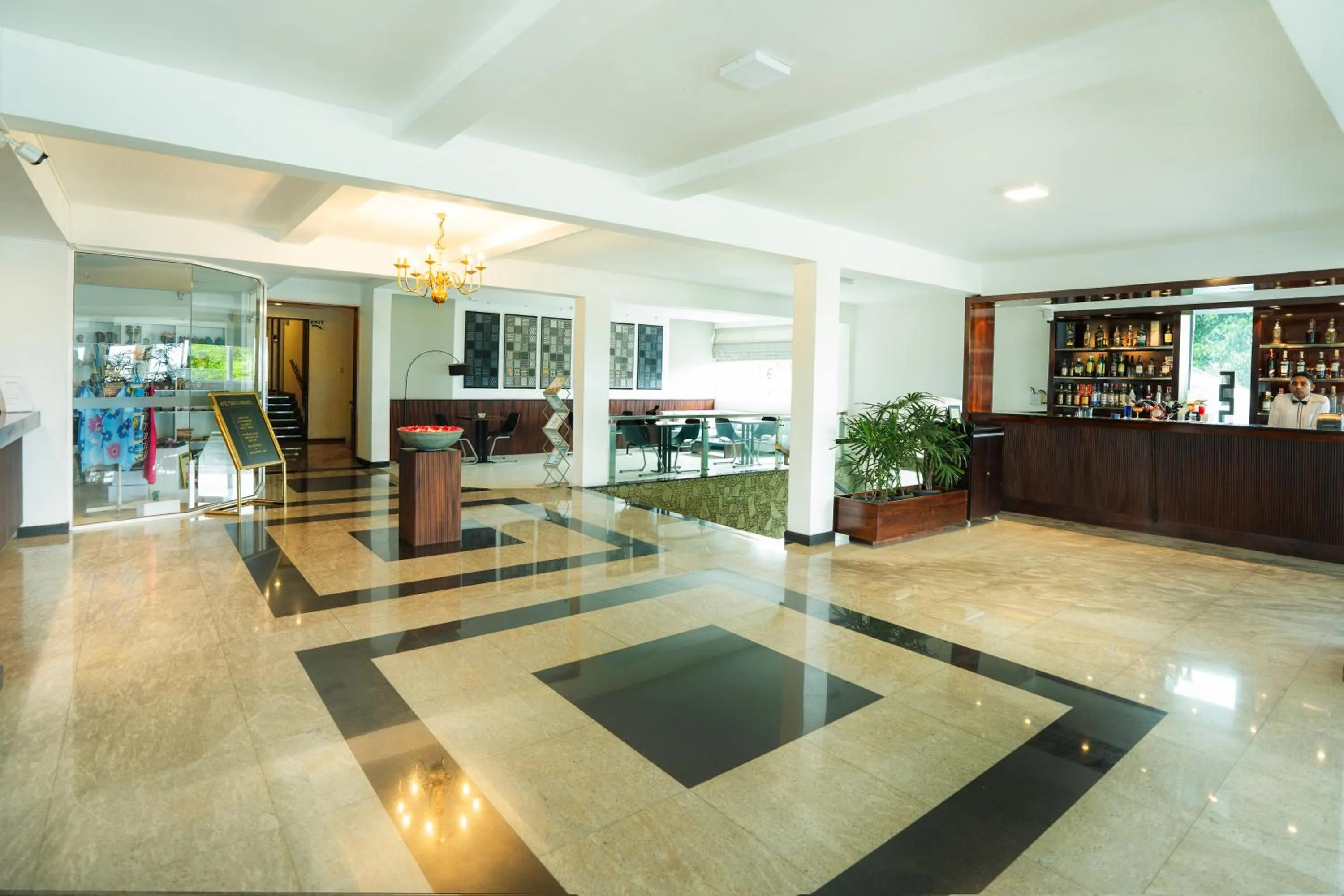 Lounge or bar in Hotel Topaz