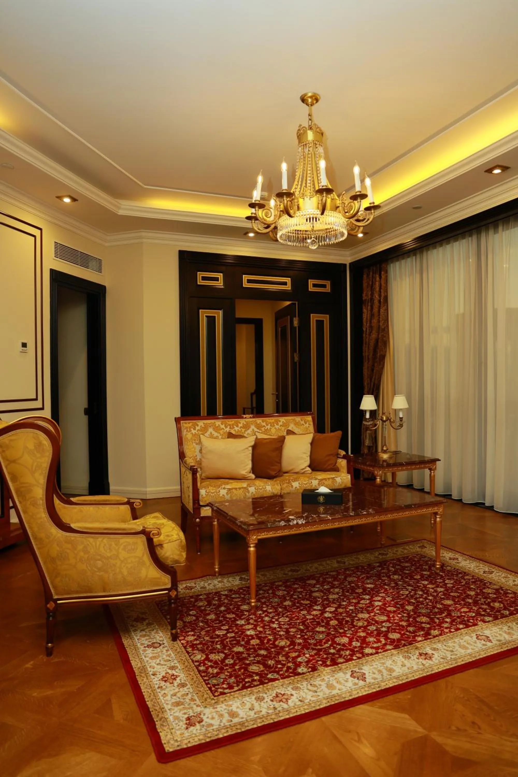 Living room in Golden Palace Hotel Yerevan