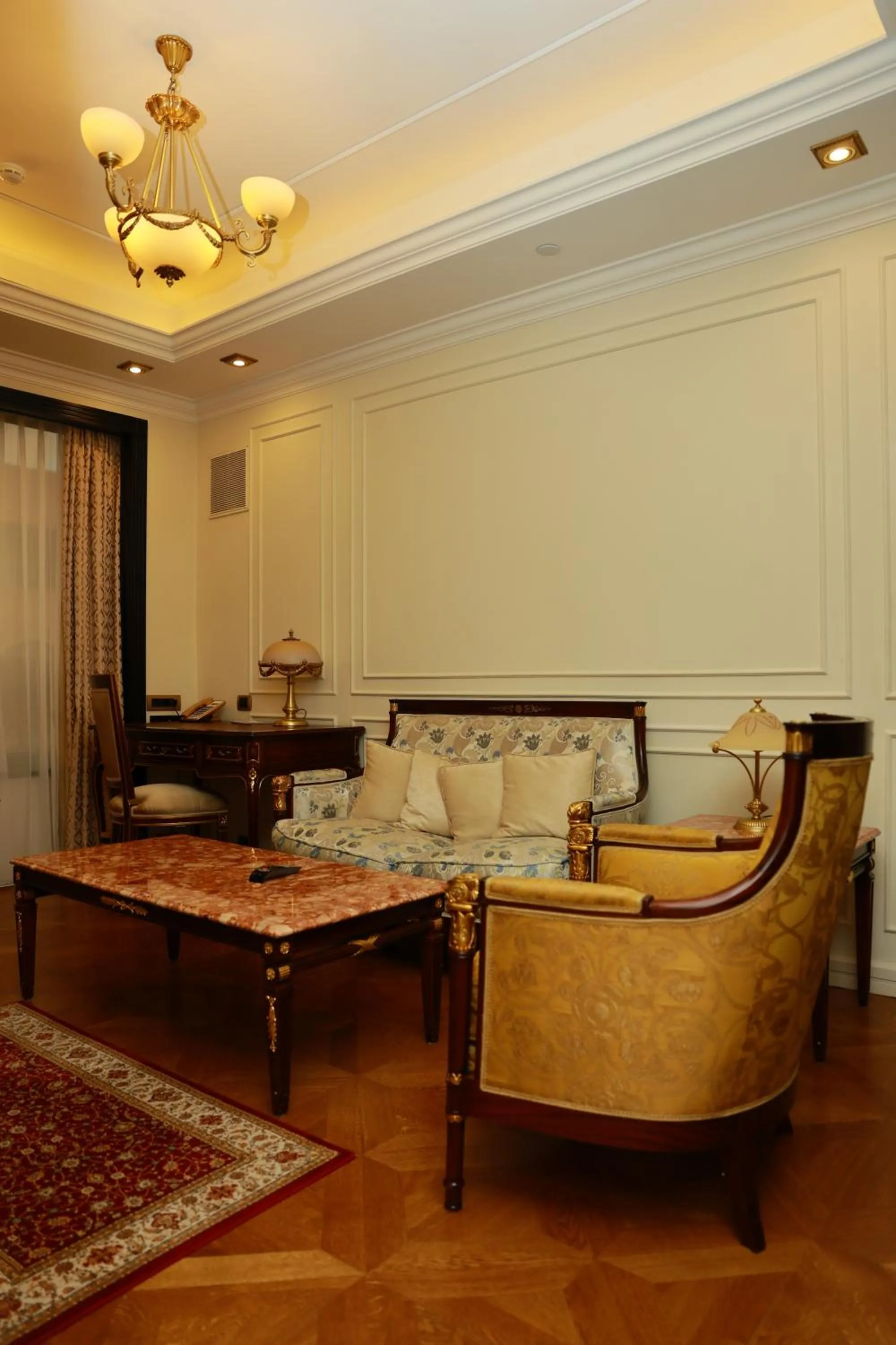 Living room in Golden Palace Hotel Yerevan