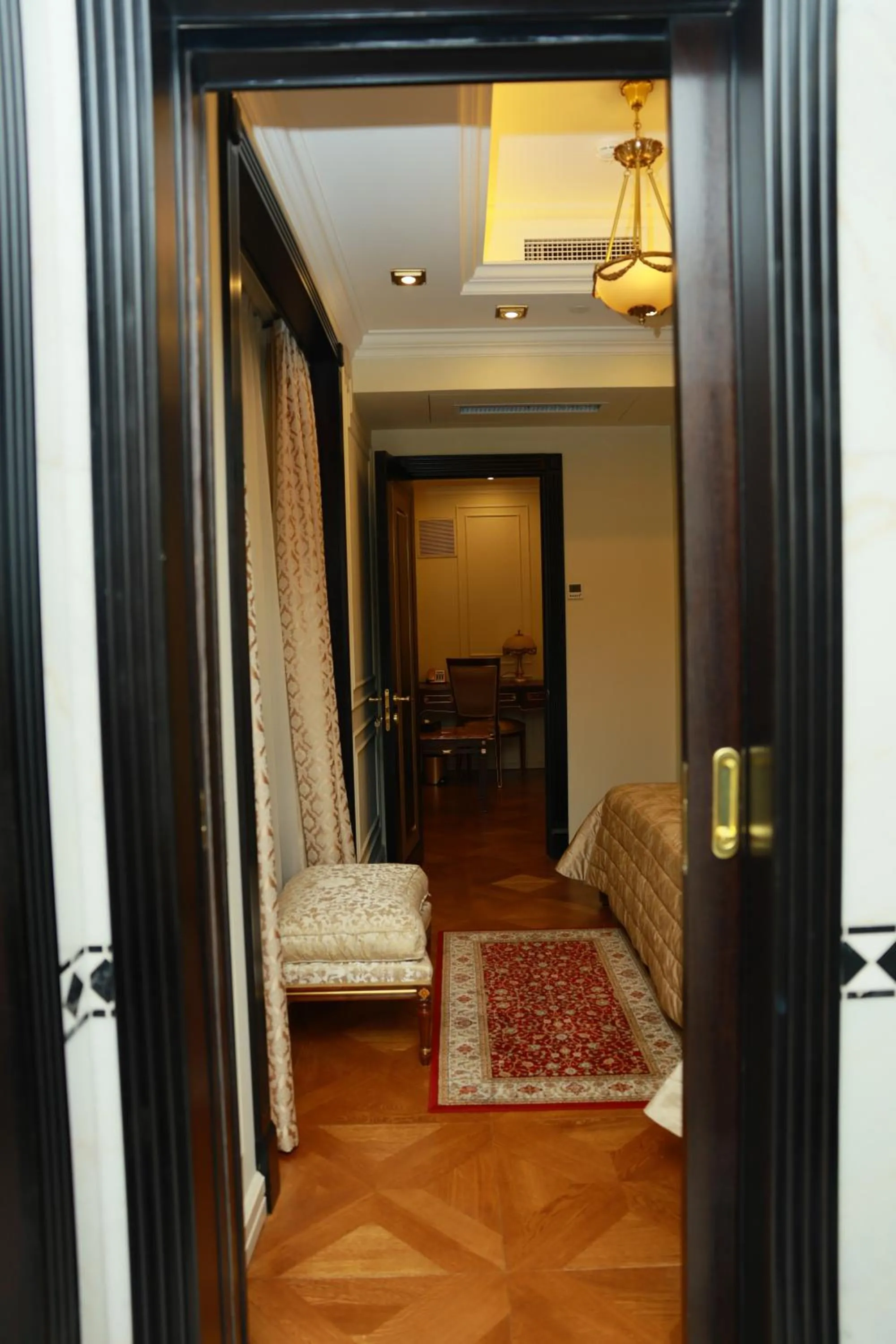 Bed in Golden Palace Hotel Yerevan