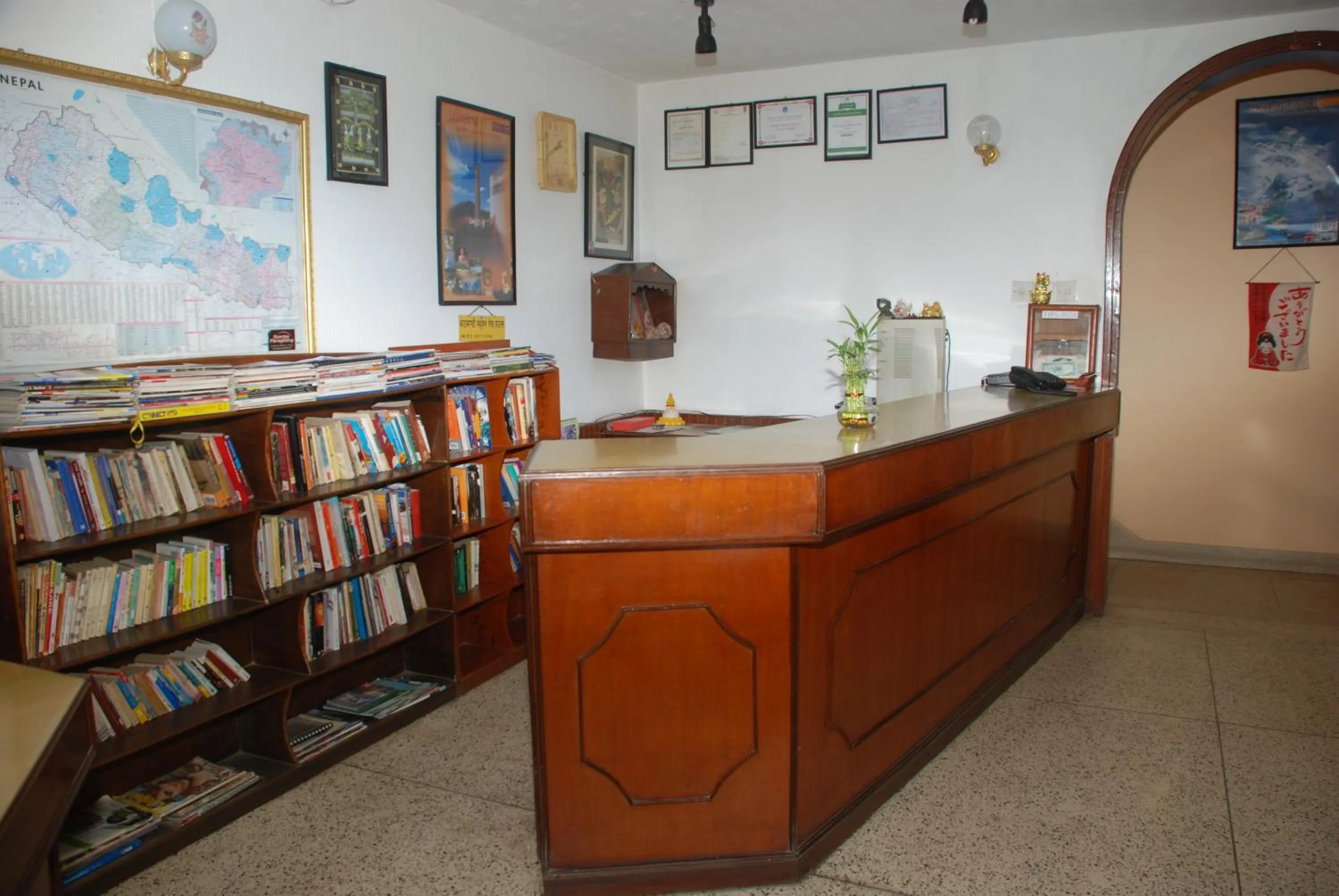 Lobby or reception in Kathmandu Madhuban Guest House