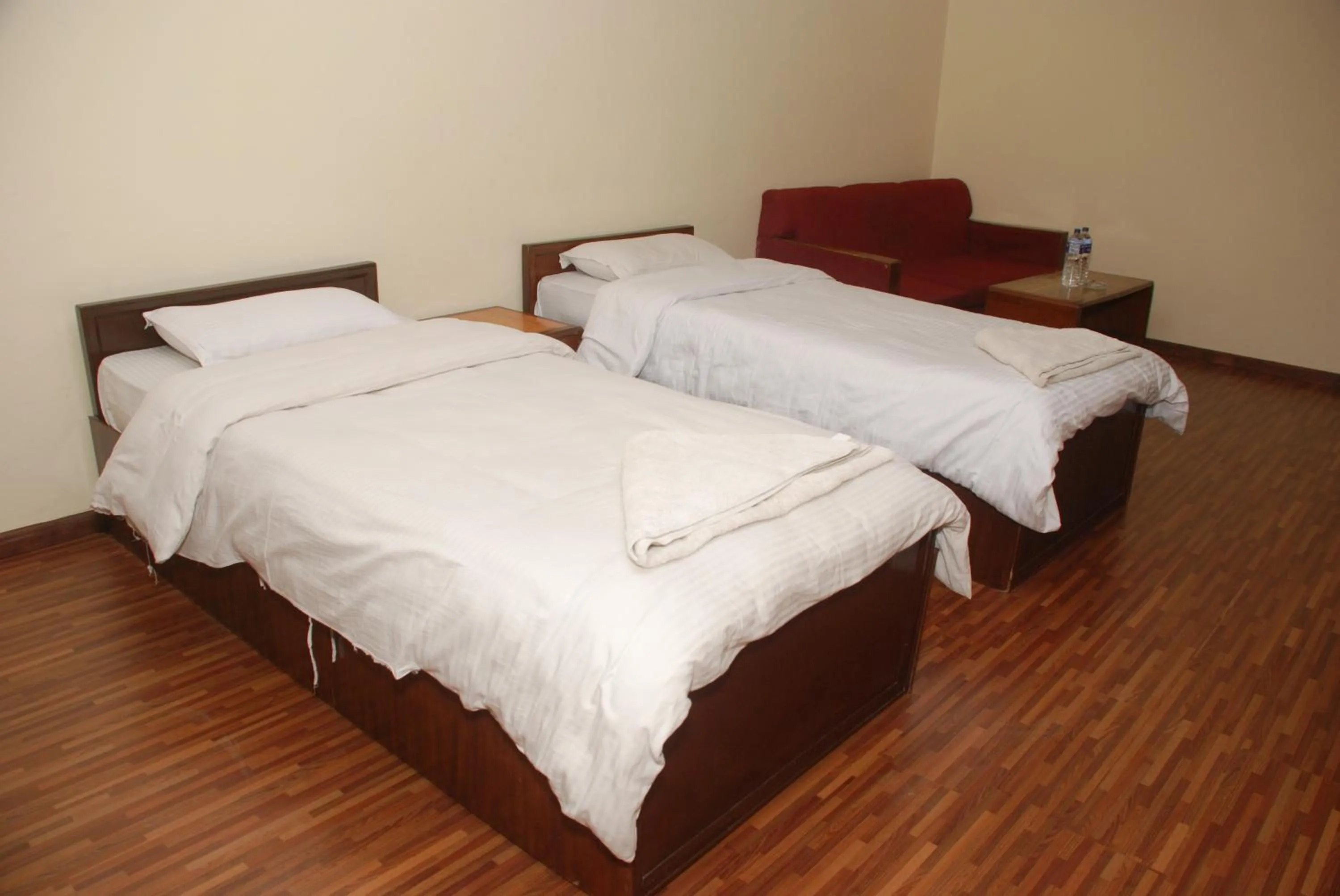Bed in Kathmandu Madhuban Guest House