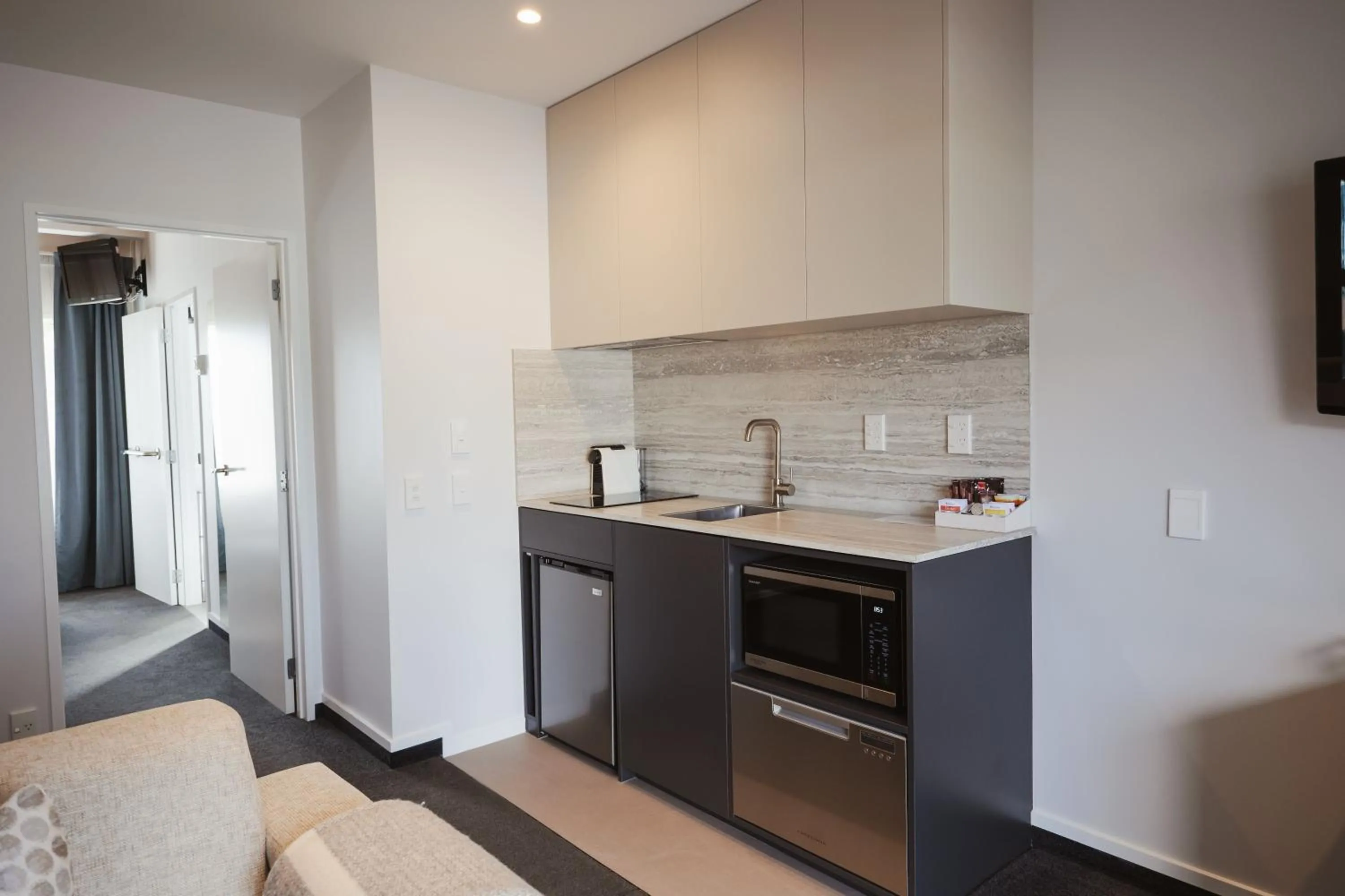 Kitchen or kitchenette in Radfords on the Lake