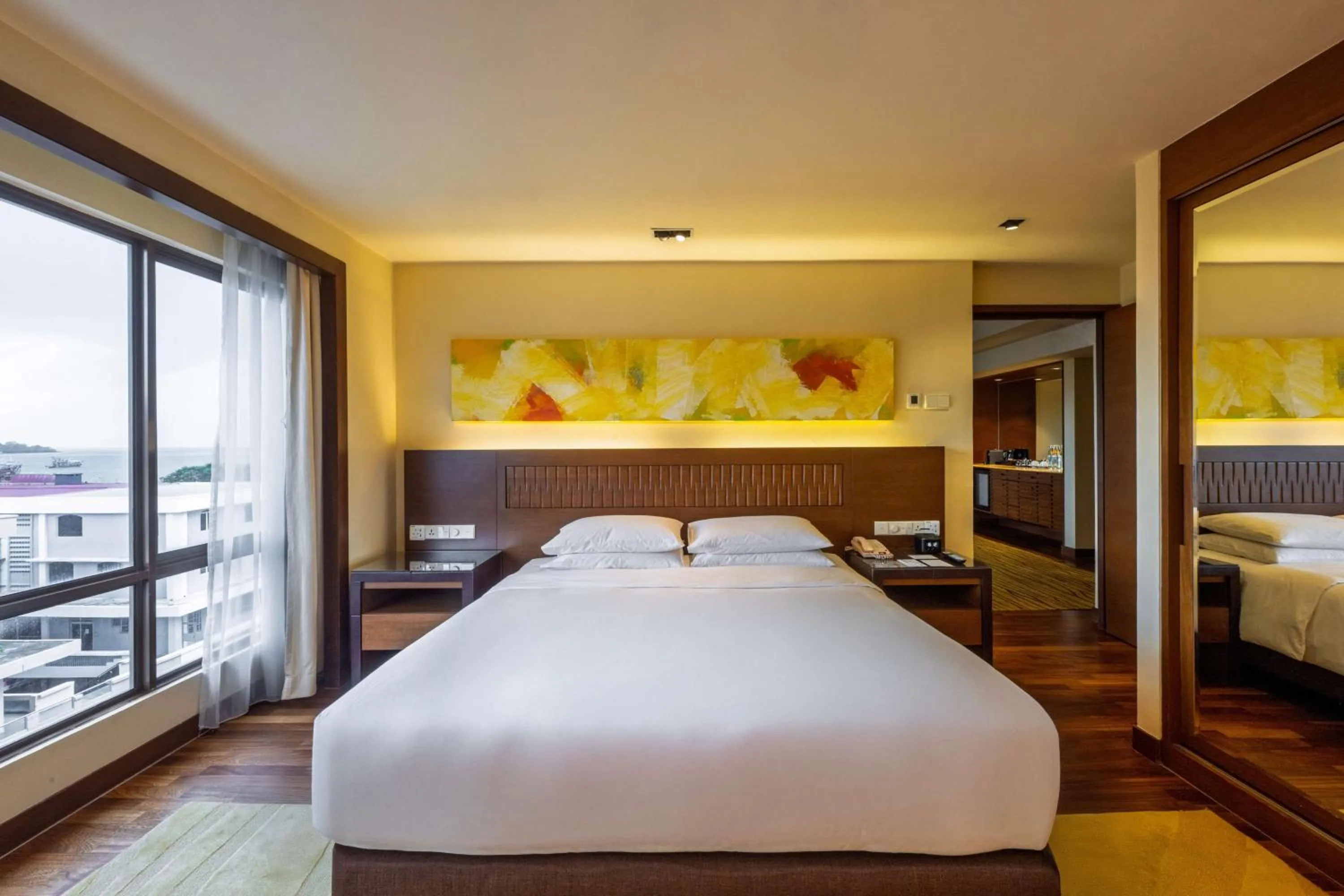 Photo of the whole room, Bed in Hyatt Regency Kinabalu