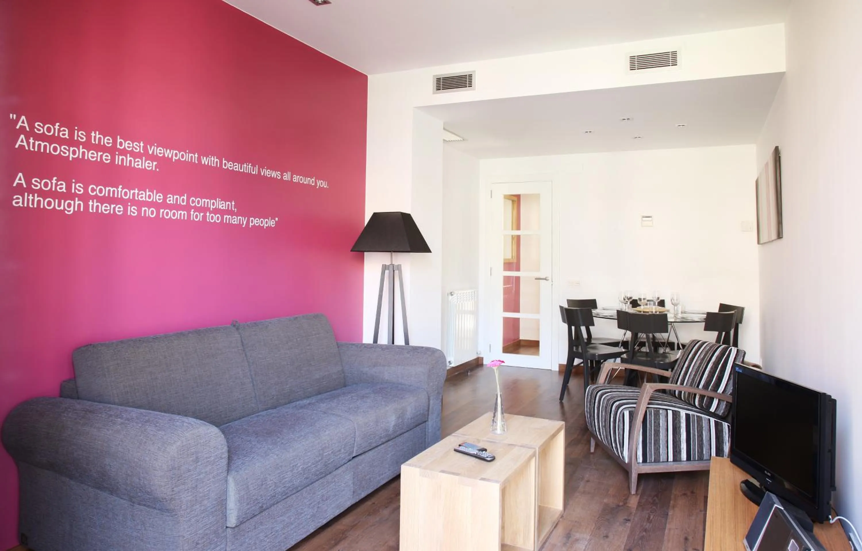 Living room in MH Apartments Suites