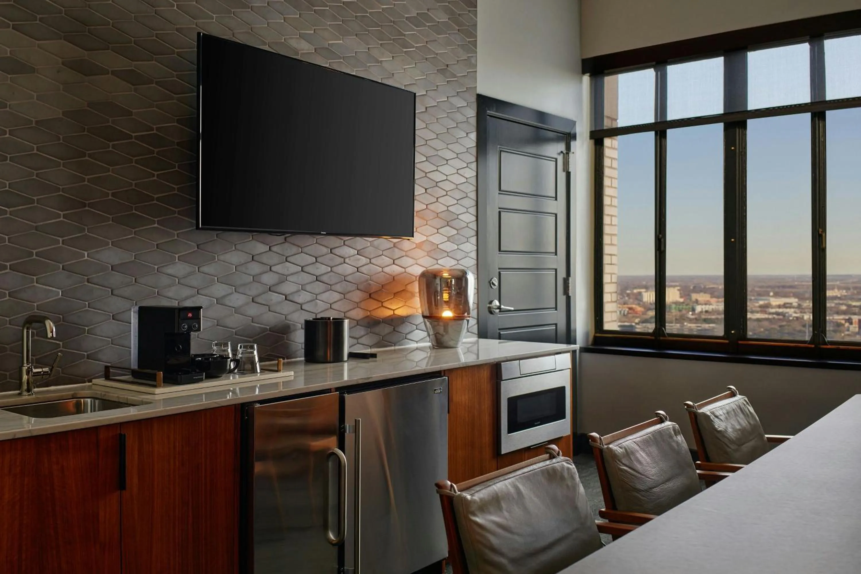 Photo of the whole room in Renaissance Saint Elm Dallas Downtown Hotel