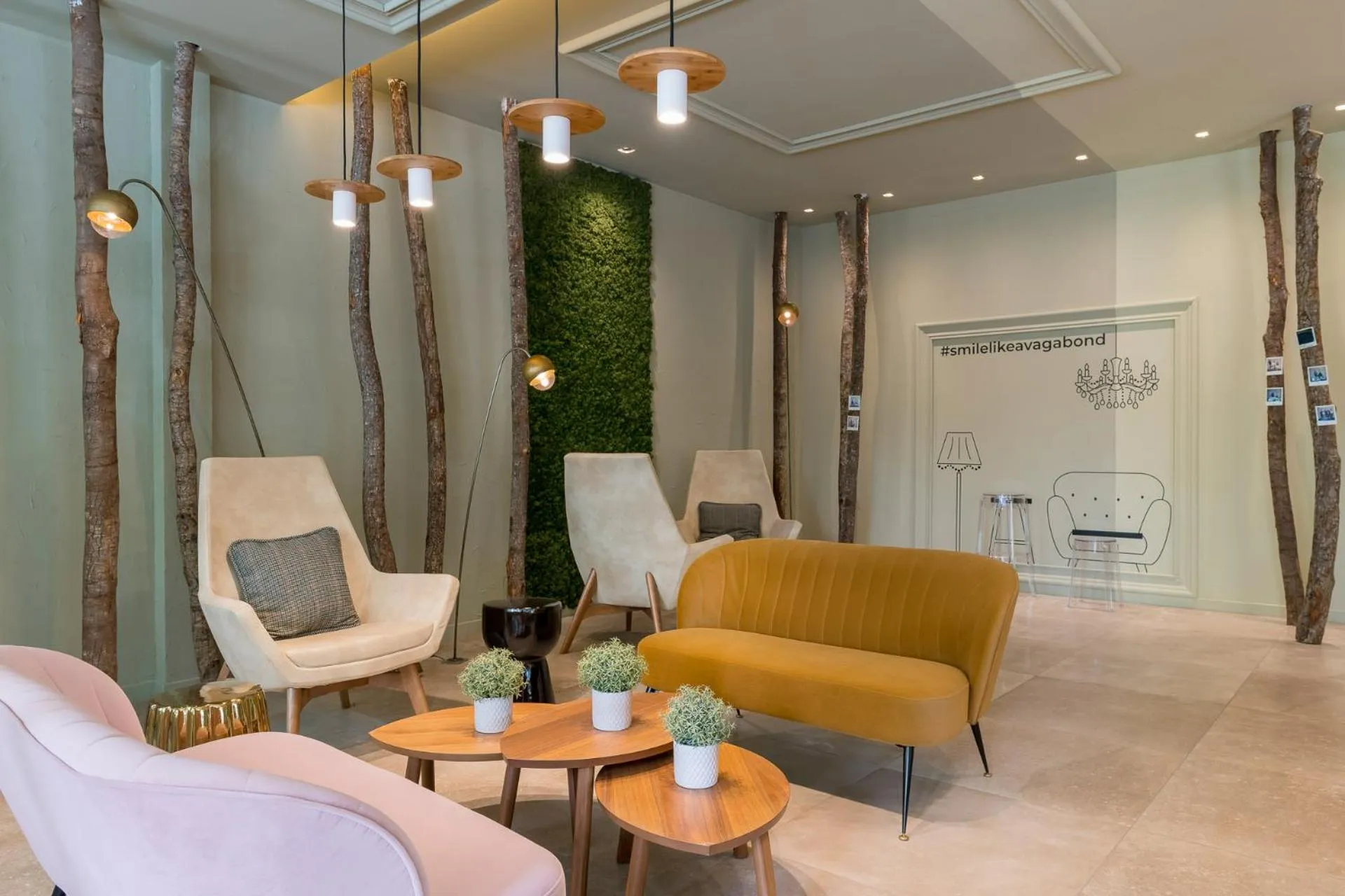 Living room in Hotel Vagabond