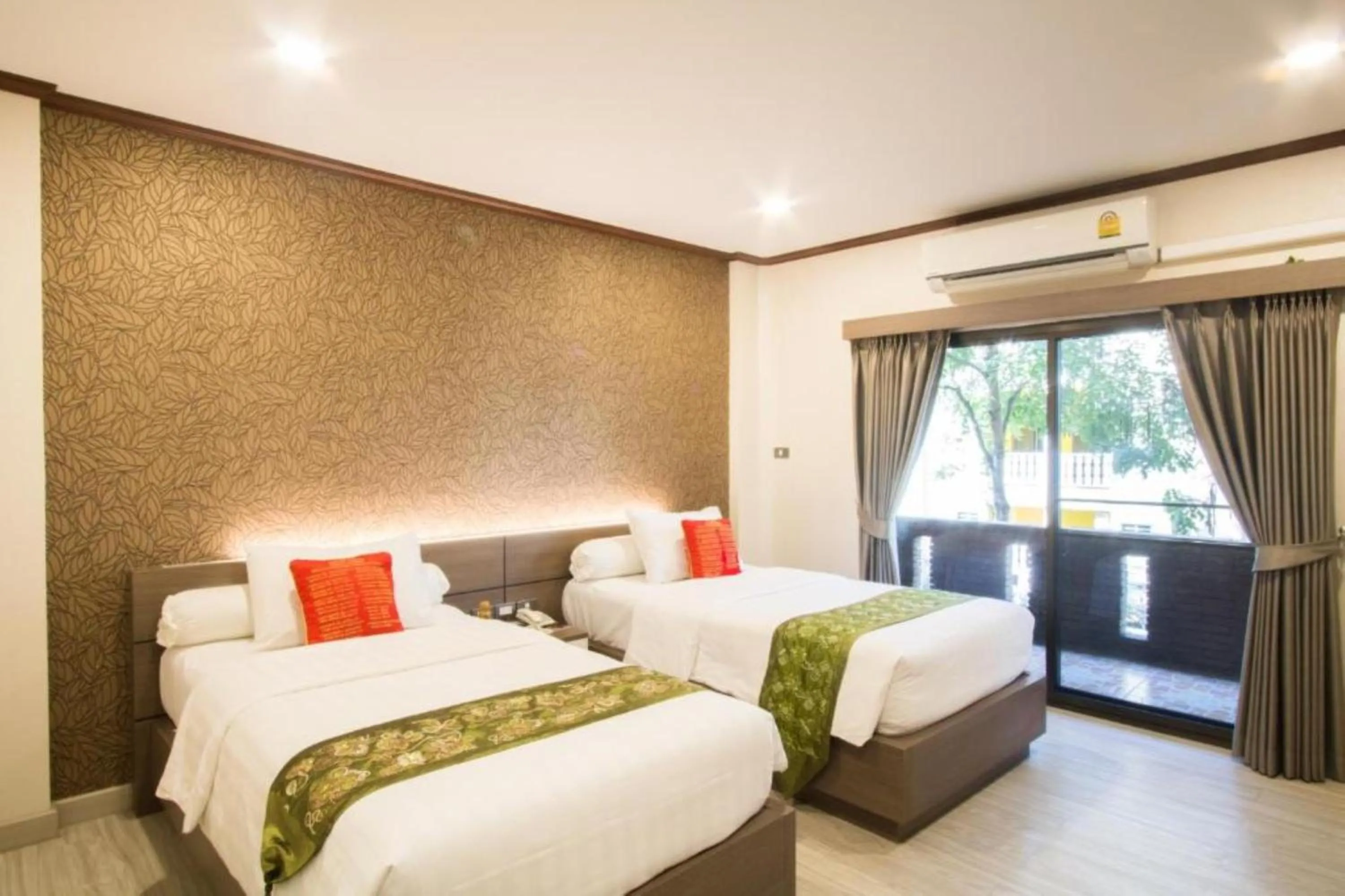 Photo of the whole room, Bed in NIM SEE SENG Hotel