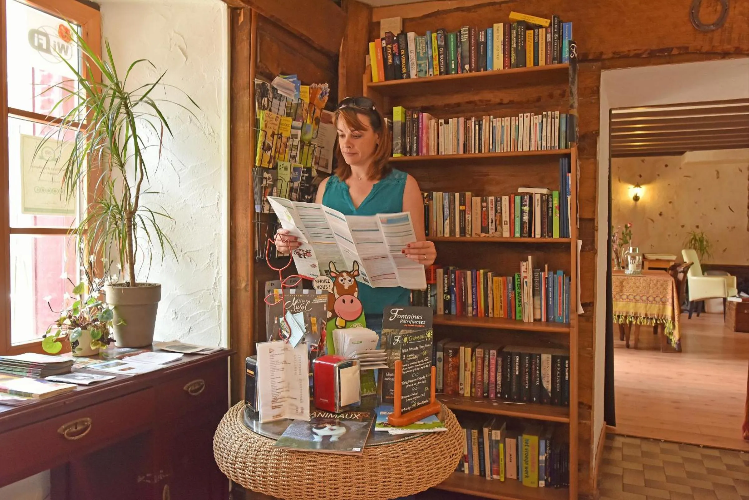 Library in Auberge De La Providence