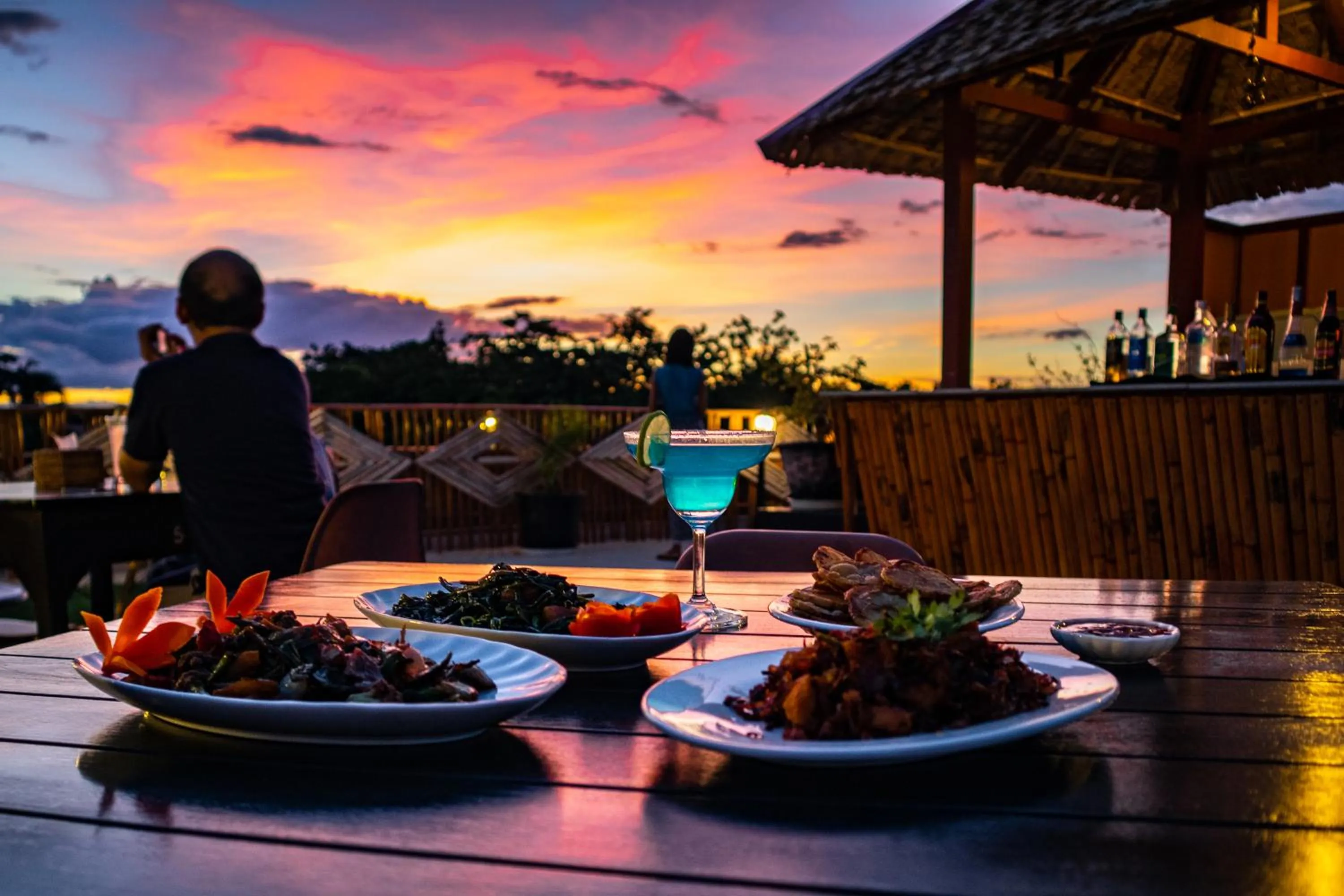 Food close-up in Bagan View Hotel