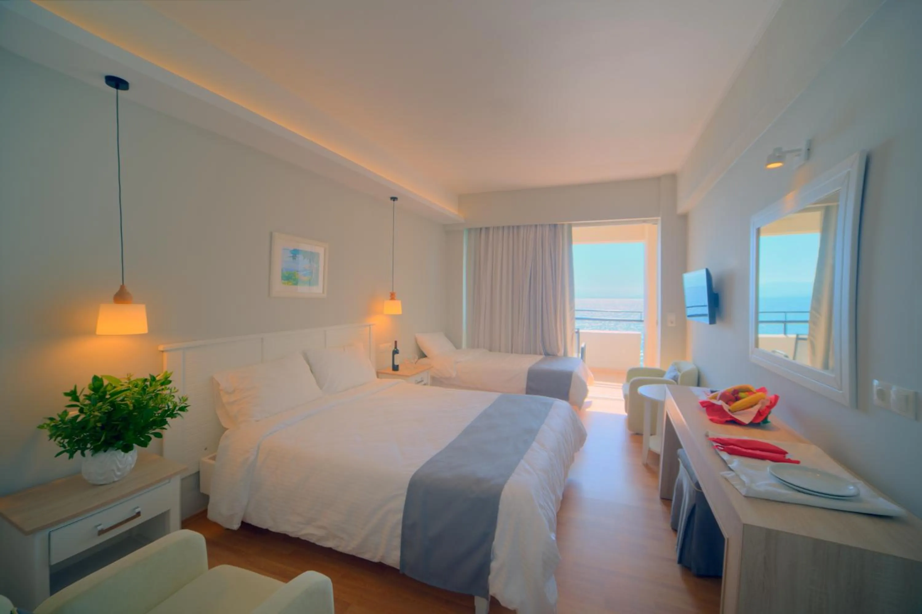 Photo of the whole room, Bed in Elea Beach Hotel