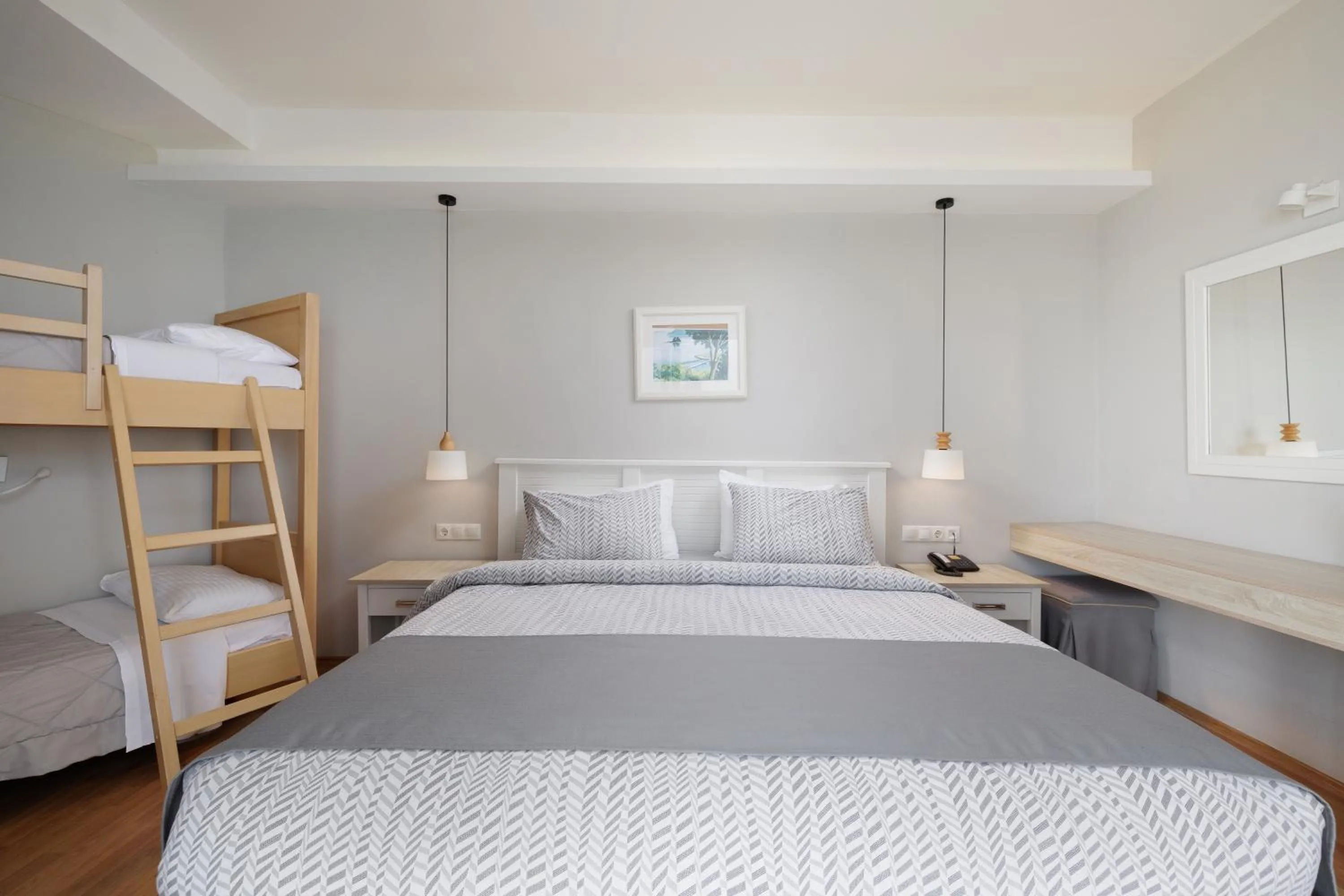 Bedroom, Bed in Elea Beach Hotel