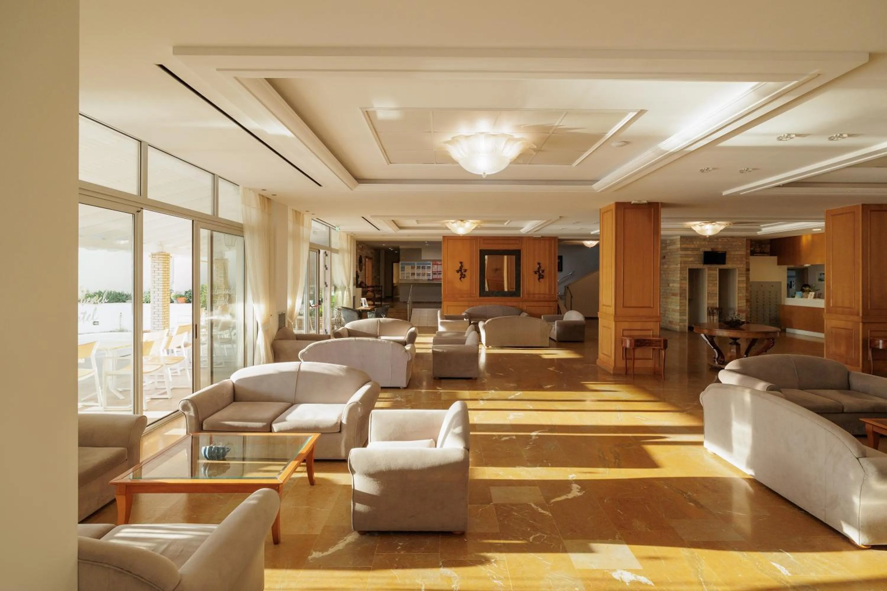 Lobby or reception in Elea Beach Hotel