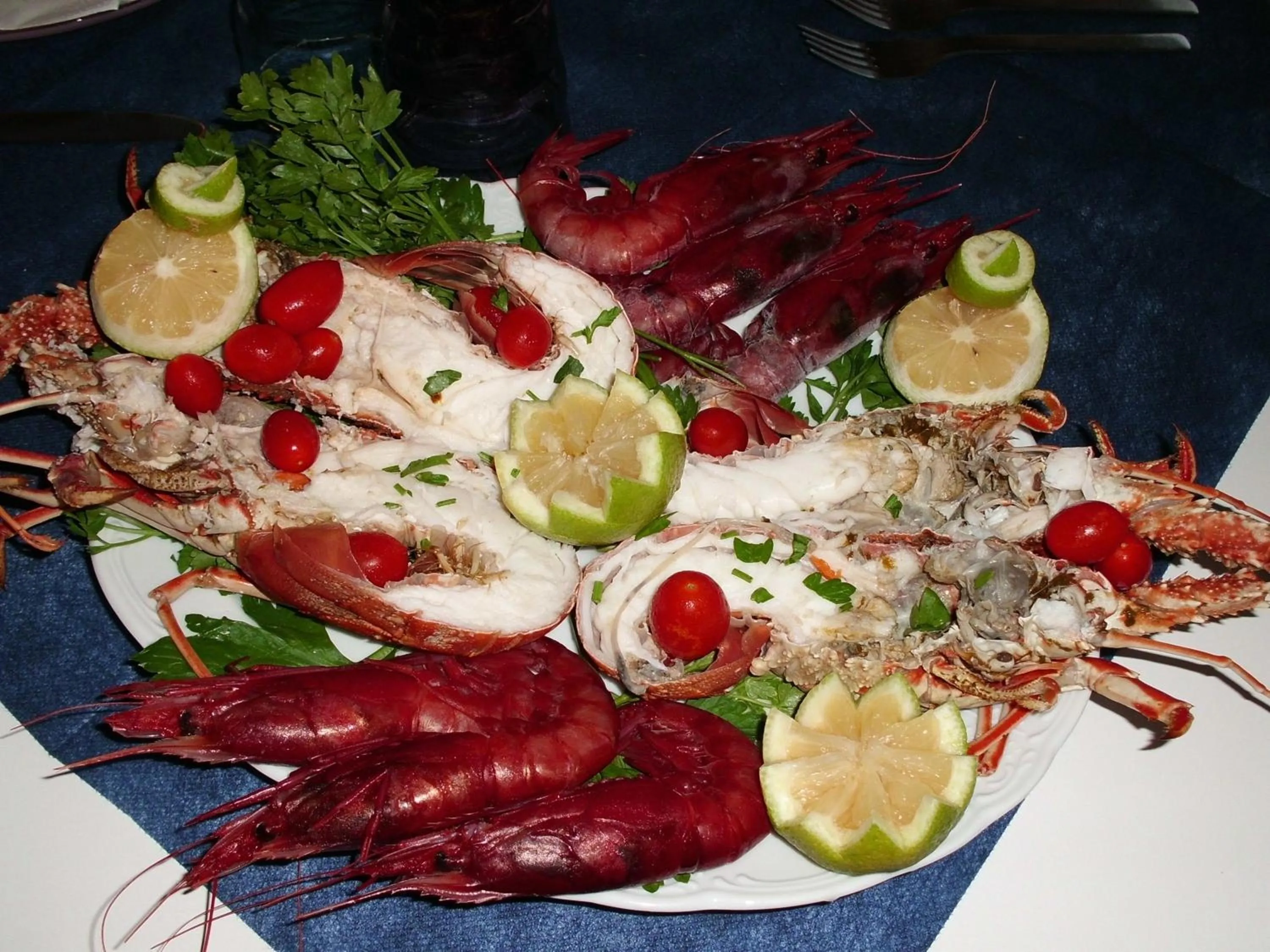 Food close-up in Villa Cristina