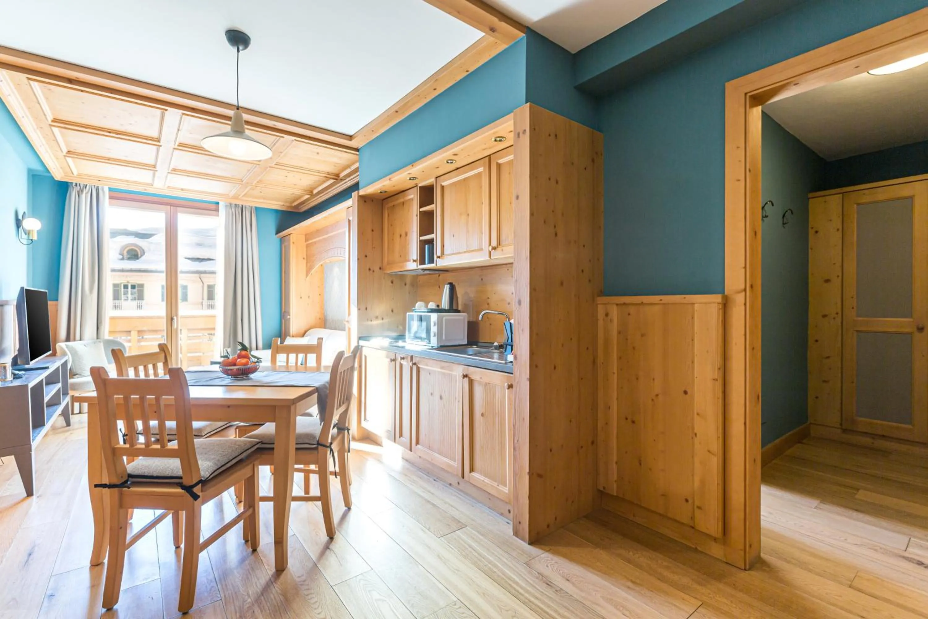 Kitchen or kitchenette in Radisson Residences Savoia Palace Cortina d’Ampezzo