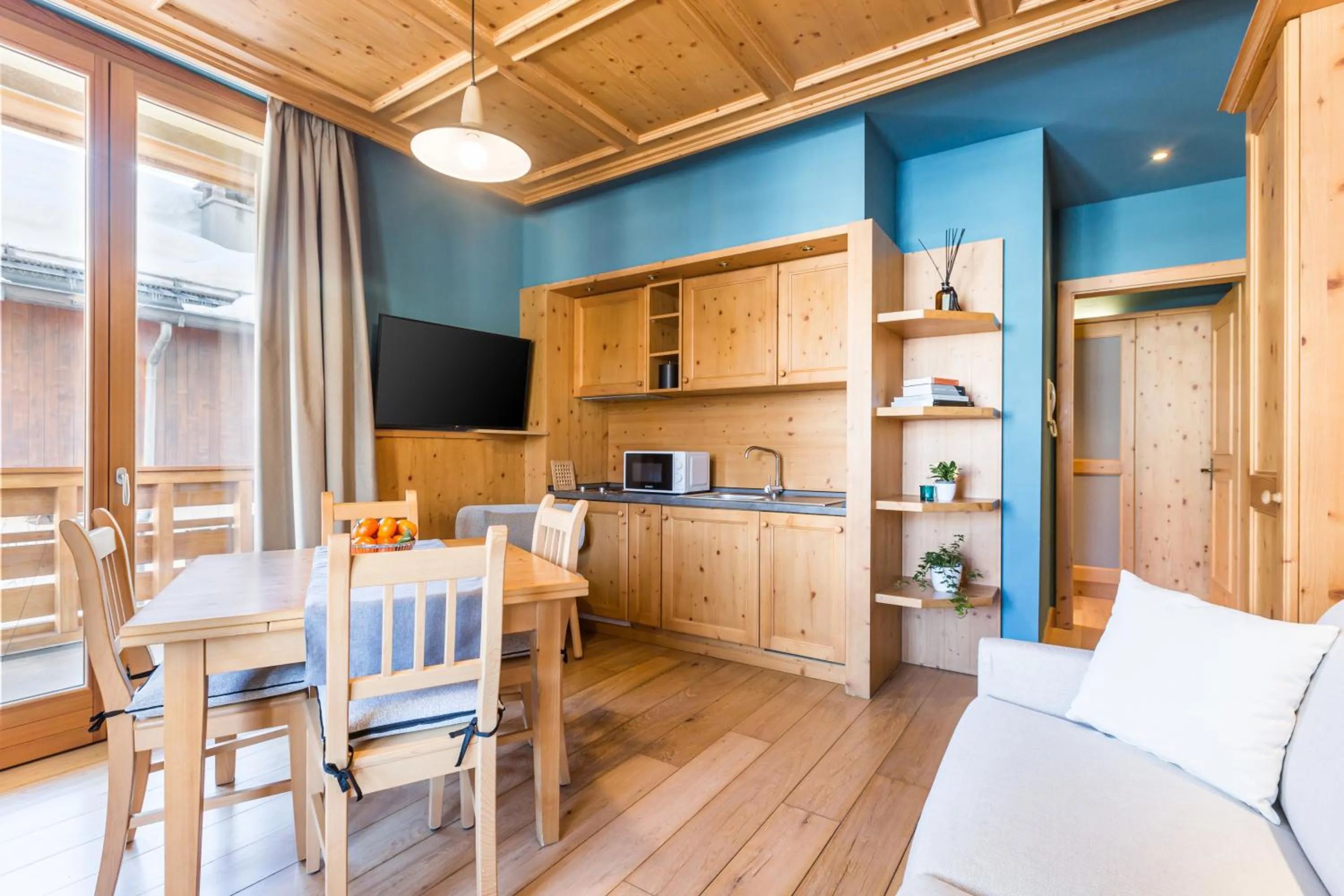 Living room in Radisson Residences Savoia Palace Cortina d’Ampezzo