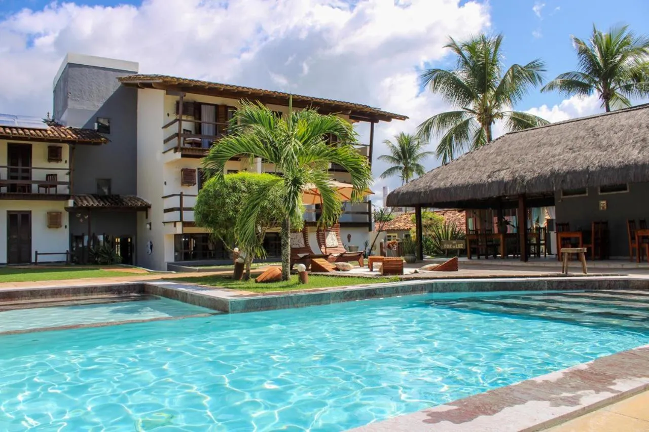 Pool view in Pousada dos Hibiscus