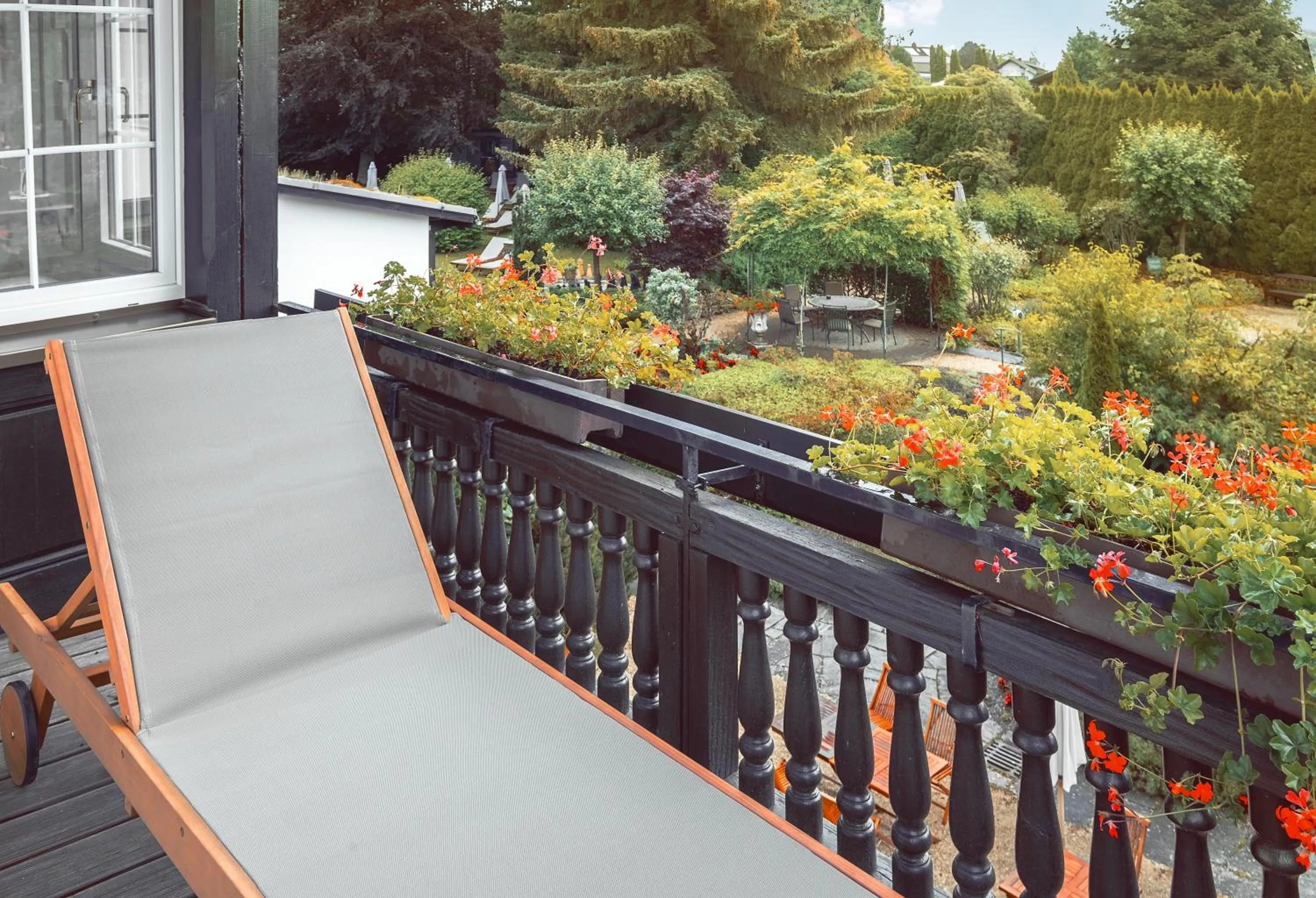 Balcony/Terrace in ADLER HÄUSERN Gourmet & Spa Hotel