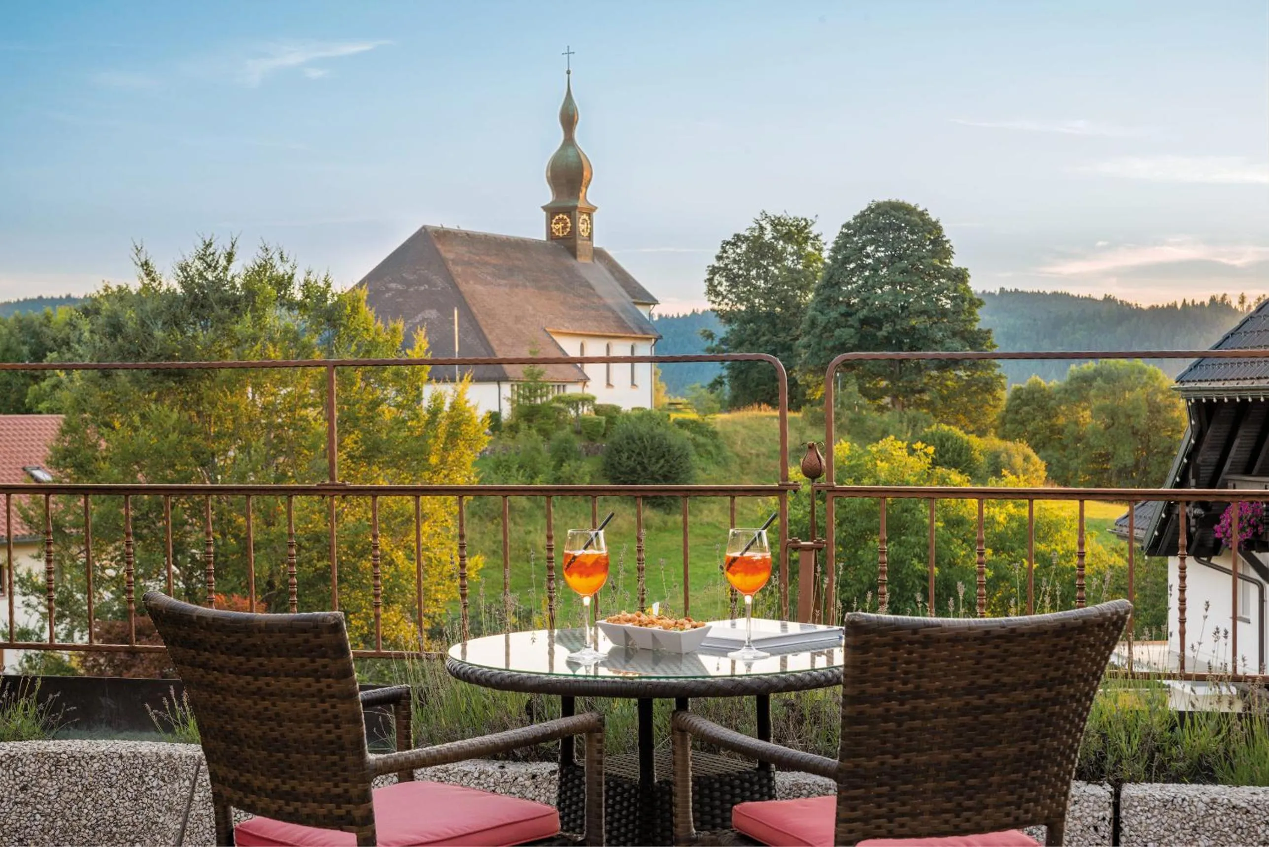 Balcony/Terrace in ADLER HÄUSERN Gourmet & Spa Hotel