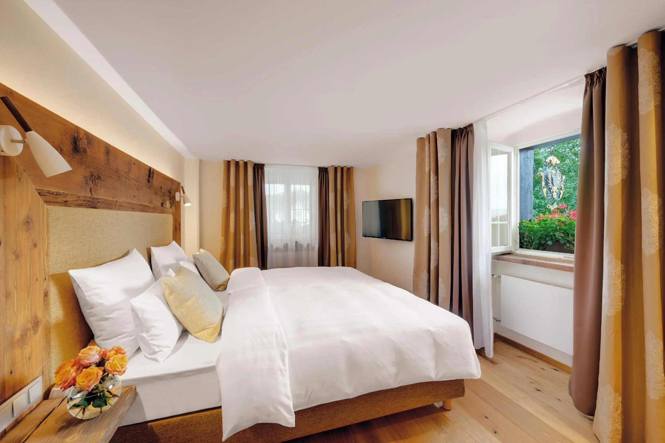 Photo of the whole room, Bed in ADLER HÄUSERN Gourmet & Spa Hotel