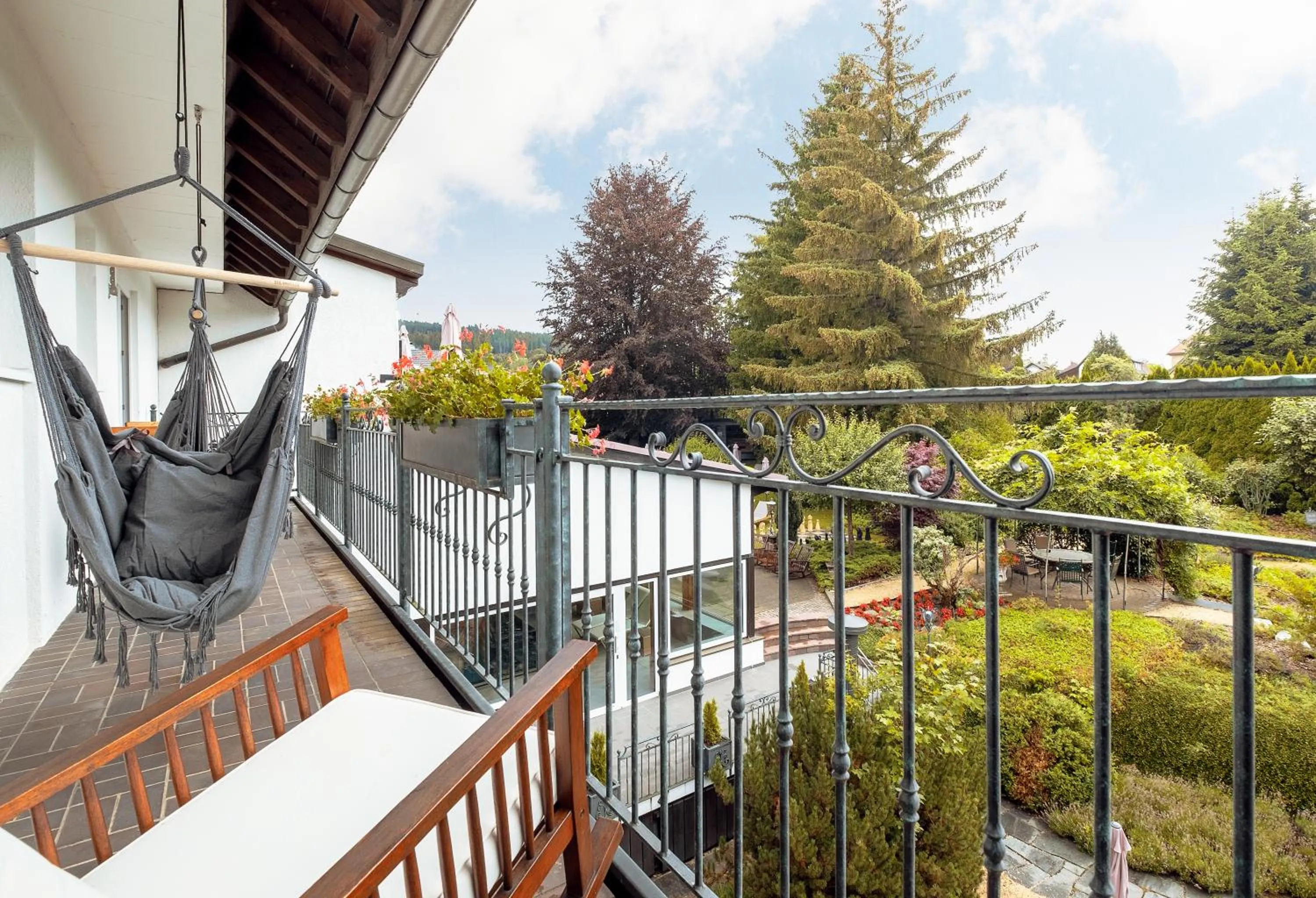 Balcony/Terrace in ADLER HÄUSERN Gourmet & Spa Hotel