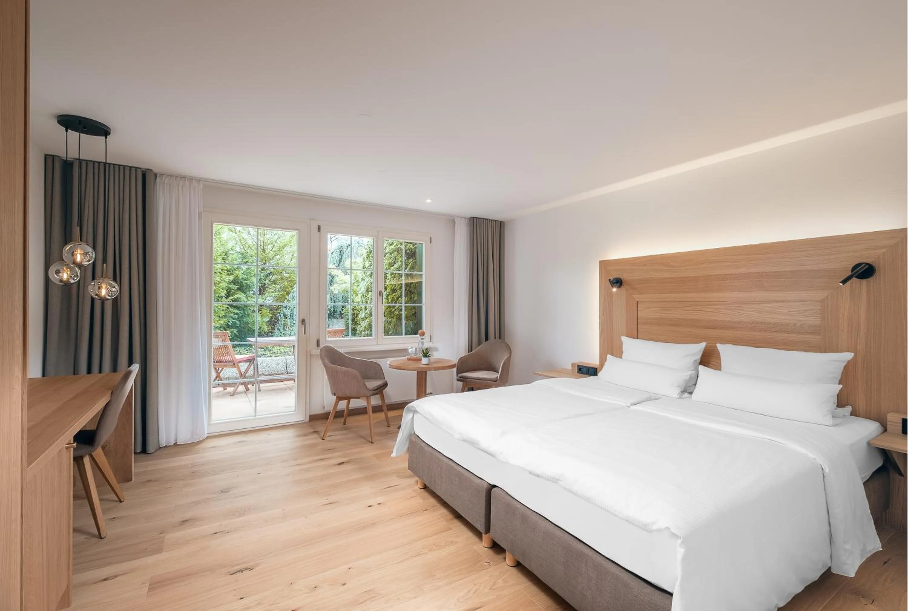 Bedroom, Bed in ADLER HÄUSERN Gourmet & Spa Hotel