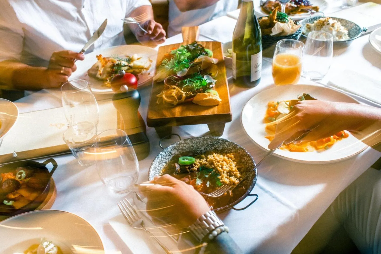 Restaurant/places to eat in La Prima Fashion Hotel Budapest