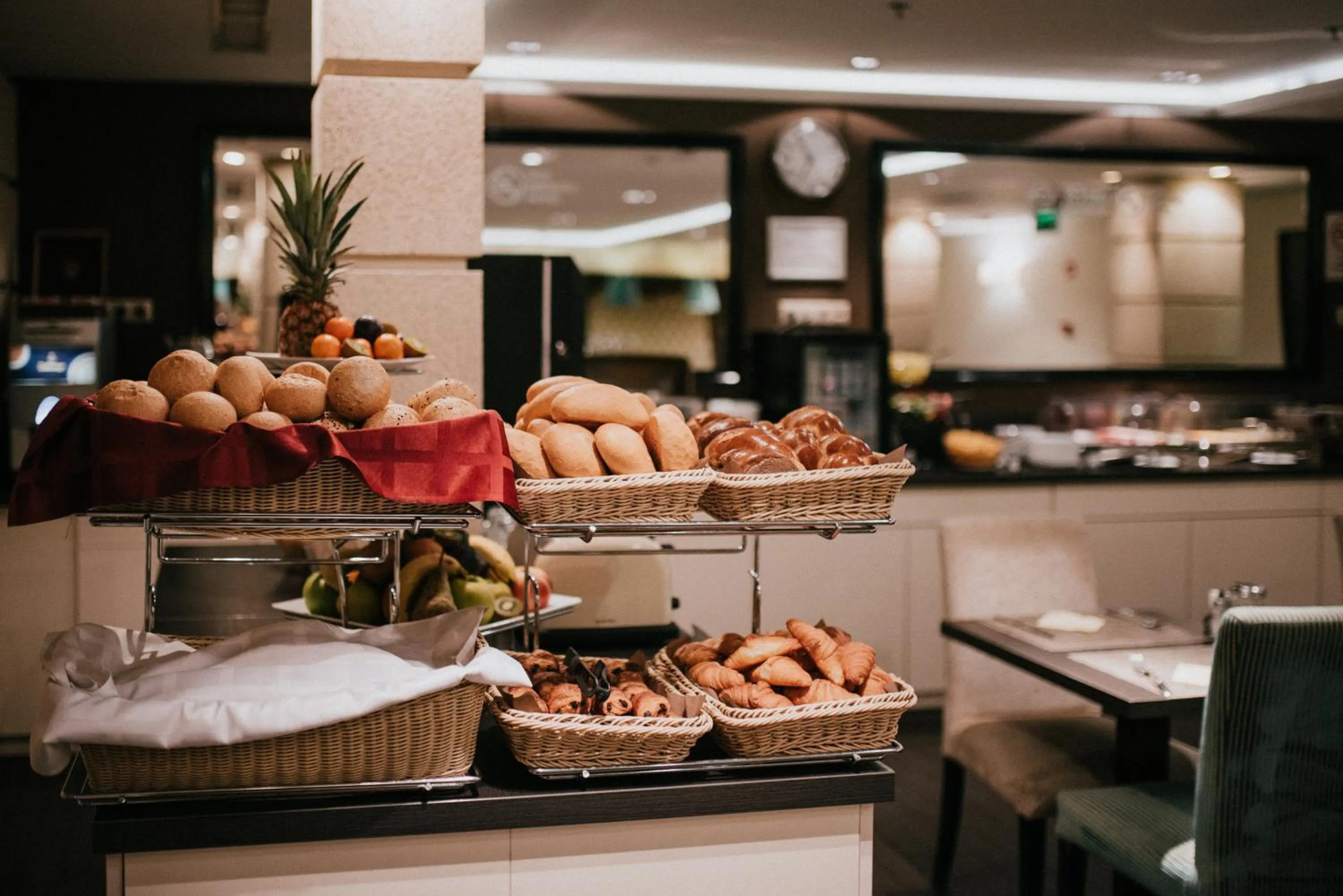 Buffet breakfast in La Prima Fashion Hotel Budapest