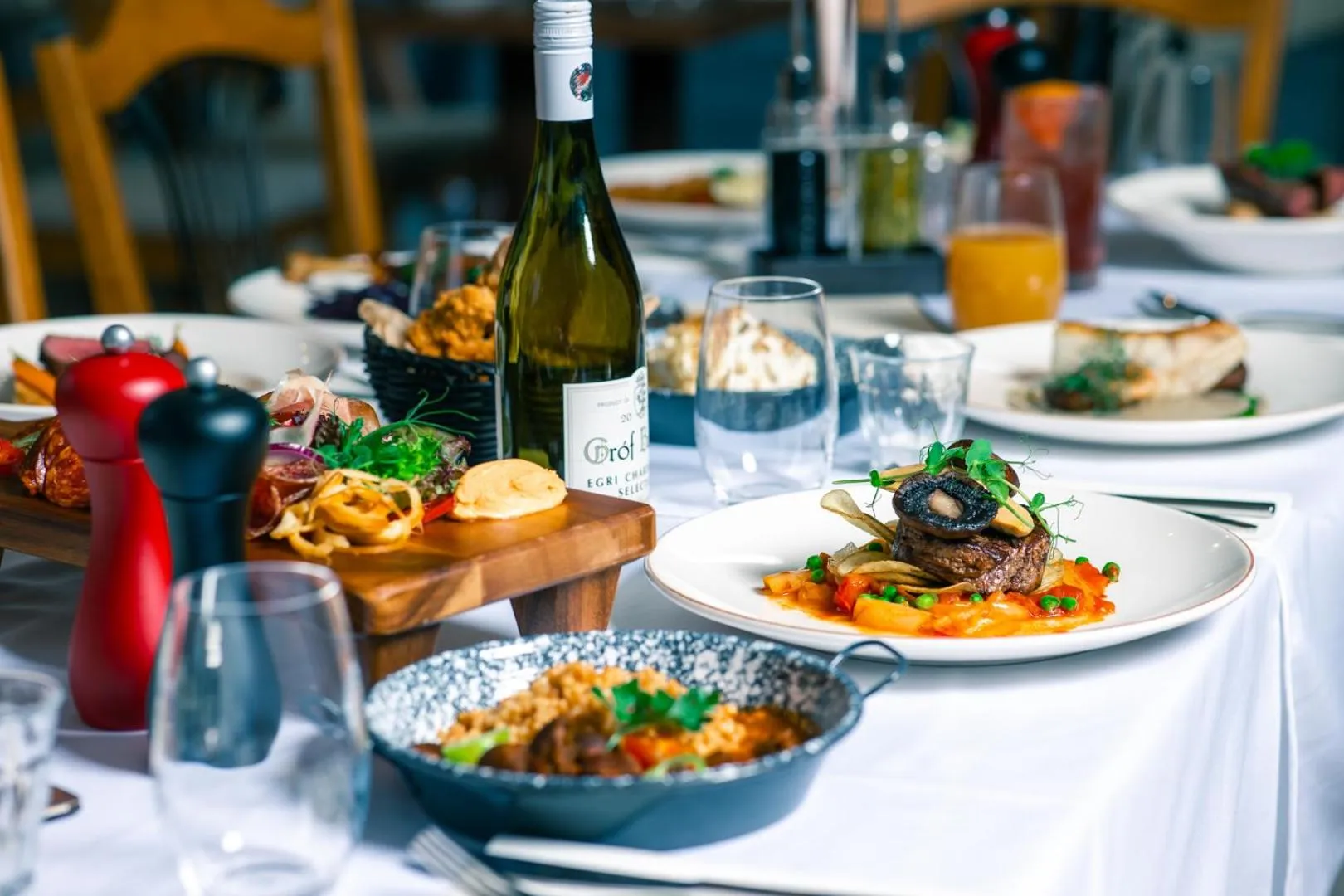 Restaurant/places to eat in La Prima Fashion Hotel Budapest