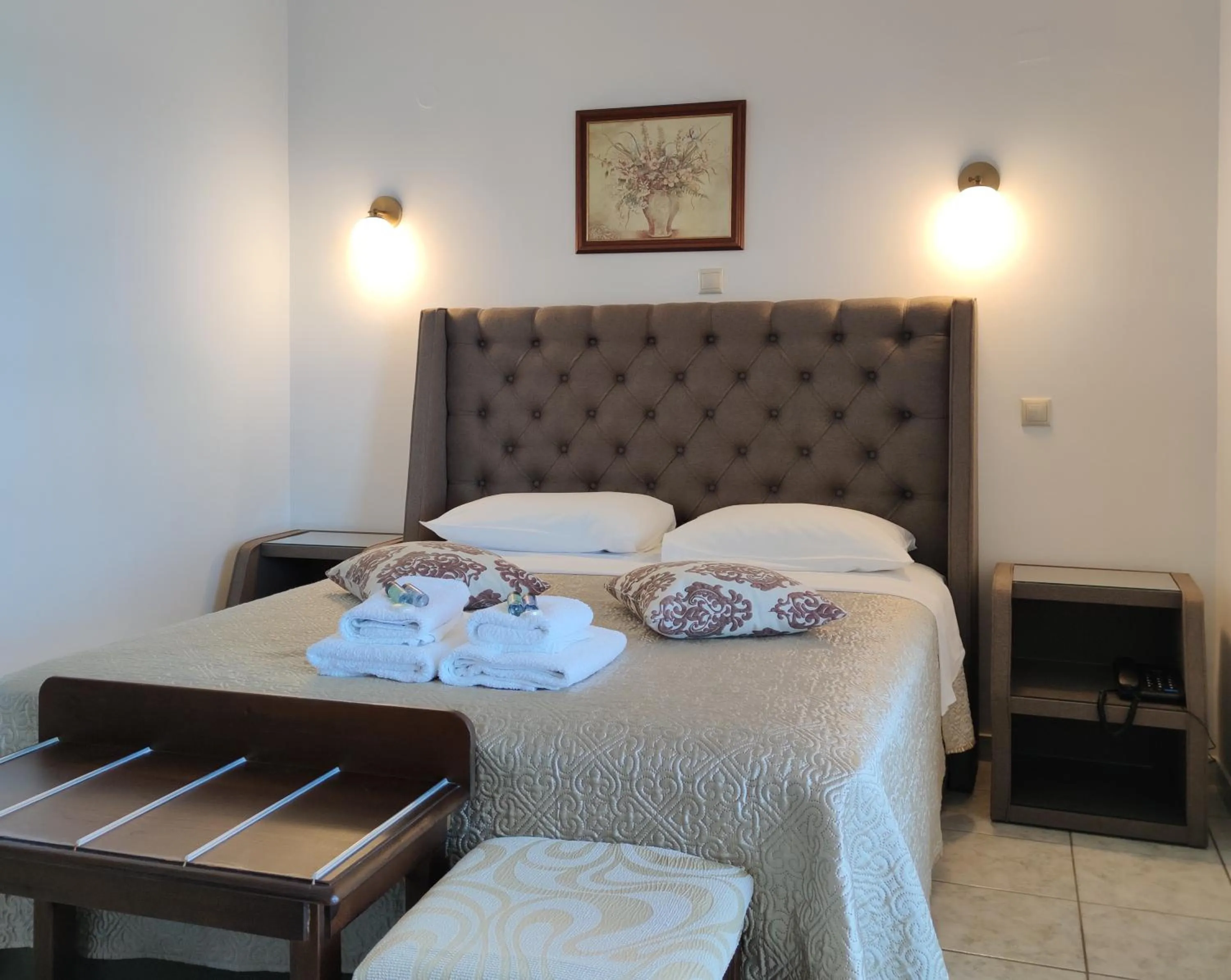 Bed in Filoxenia Hotel Monemvasia