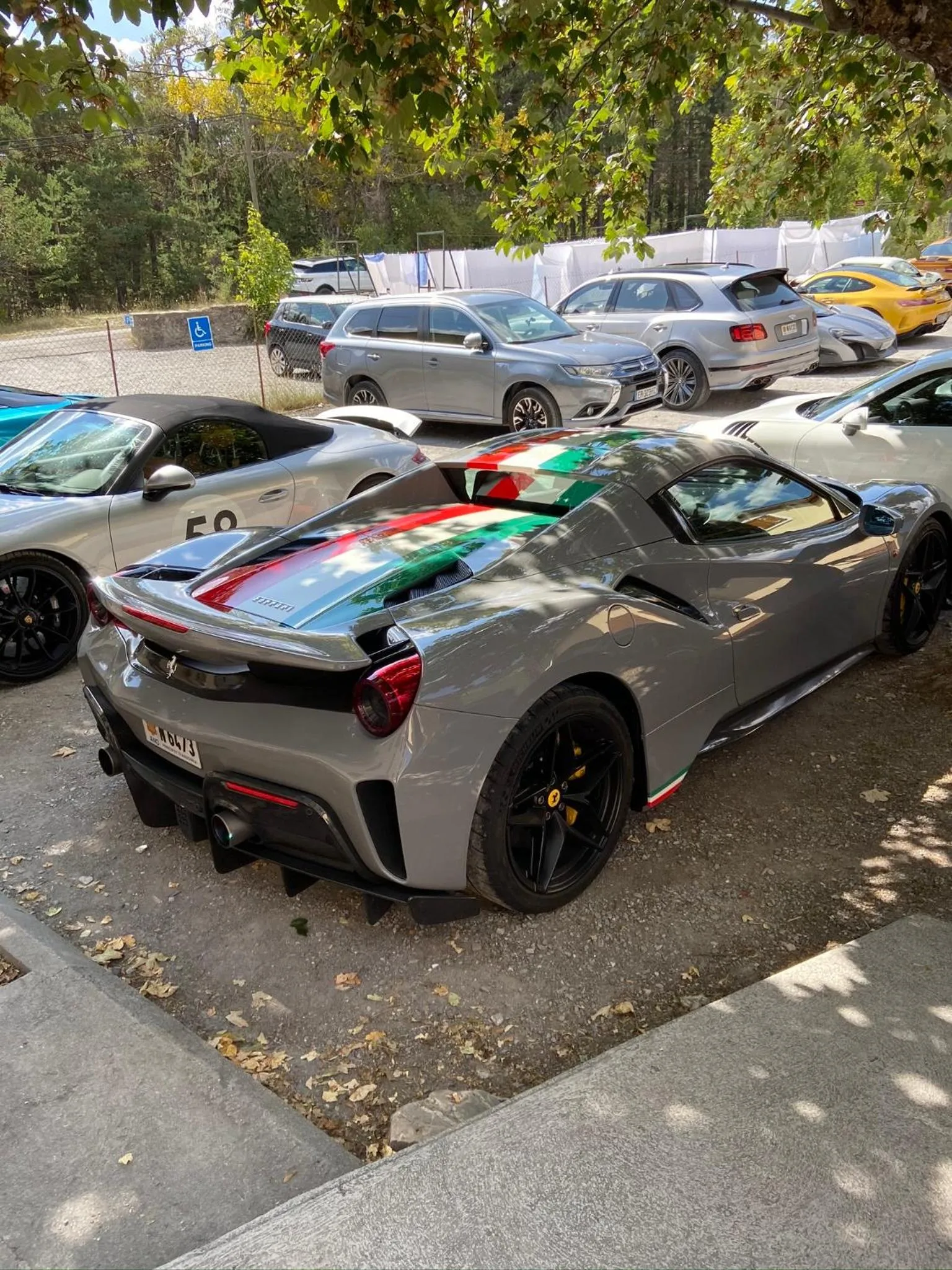 Parking in Hôtel Bel'Air