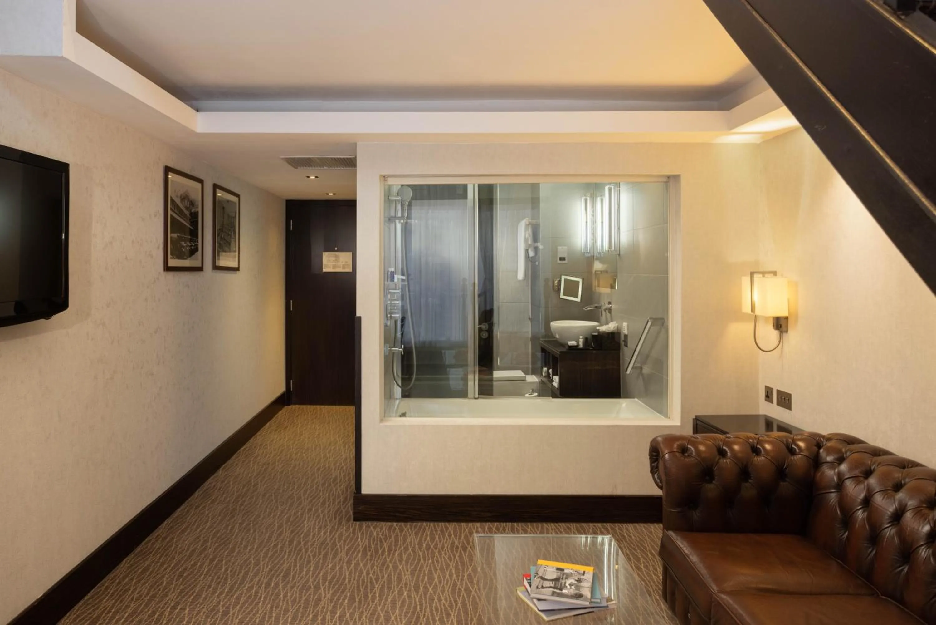 Seating area in Montcalm Brewery, London City